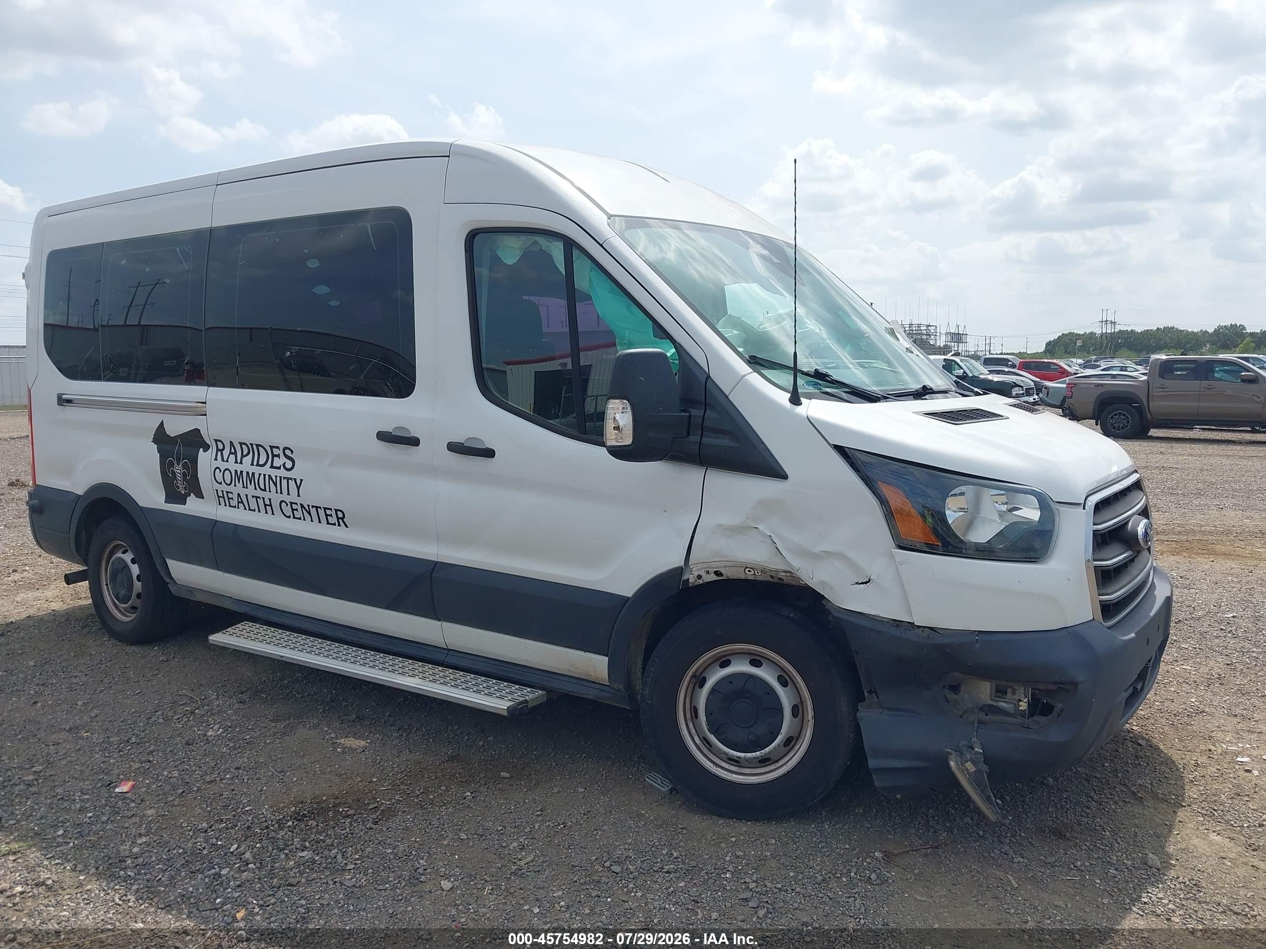 2020 Ford Transit-350 Passenger Van Xl White vin: 1FDAX2C8XLKA16935