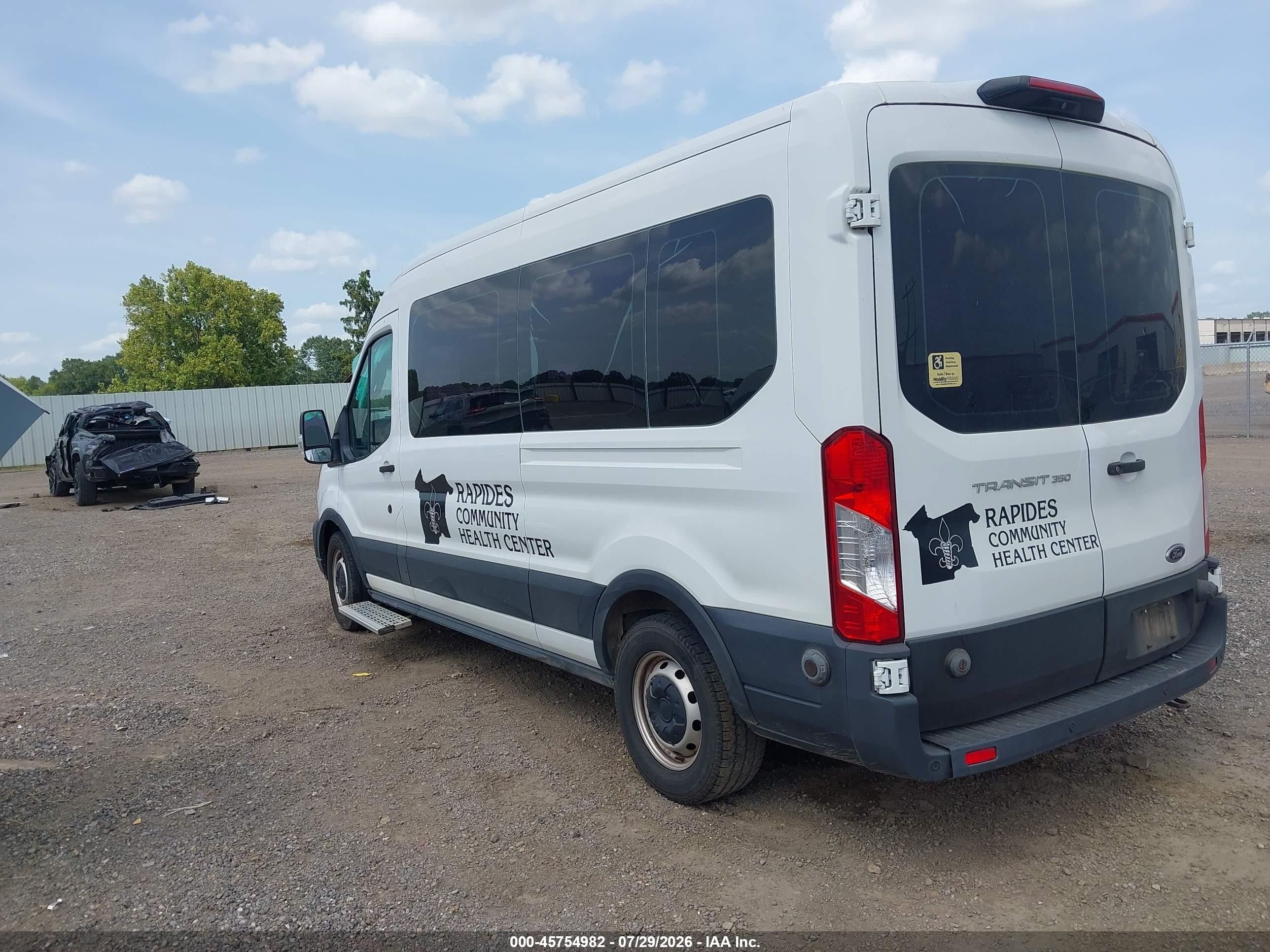 2020 Ford Transit-350 Passenger Van Xl White vin: 1FDAX2C8XLKA16935