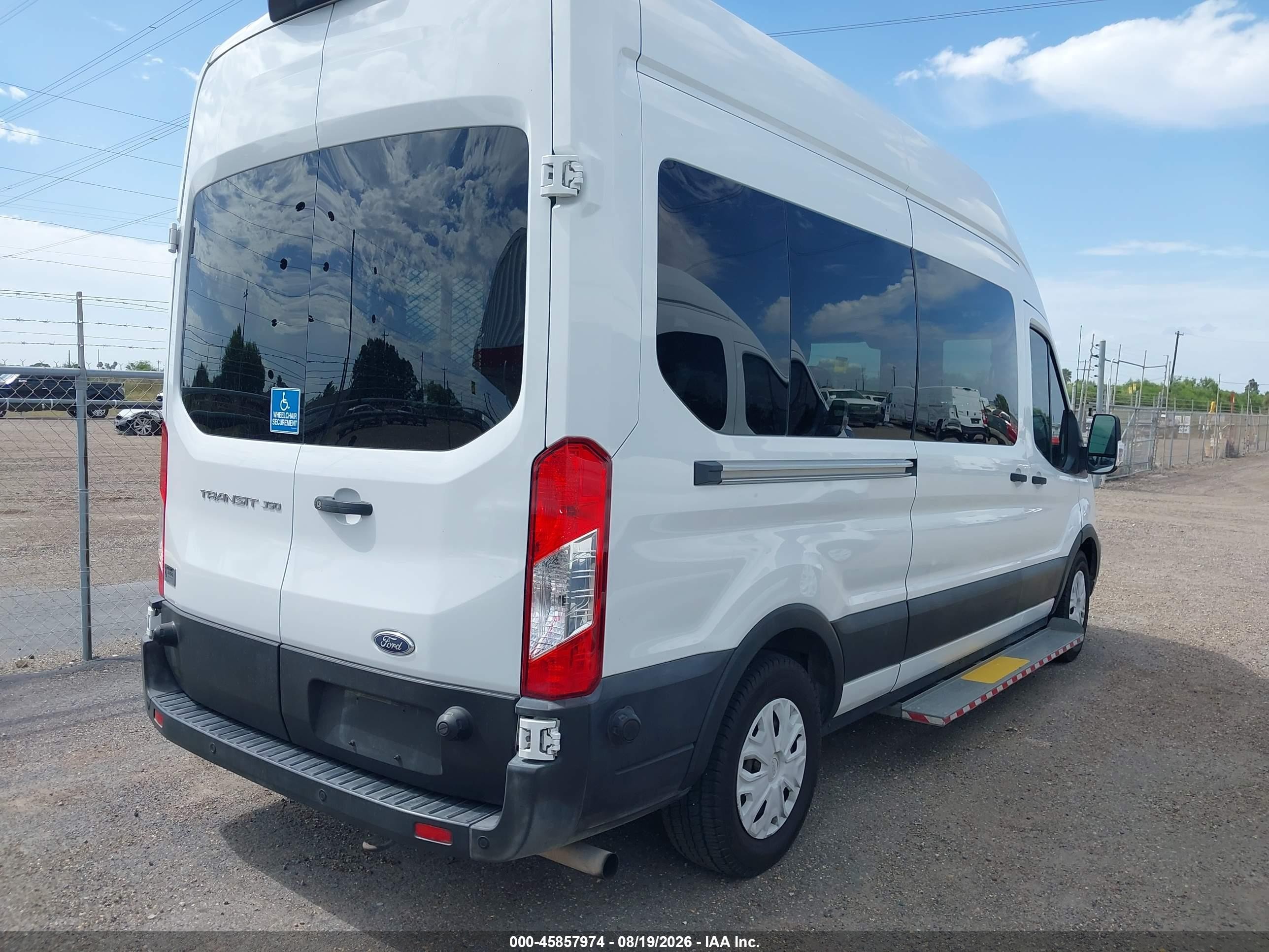 2020 Ford Transit-350 Passenger Van Xl White vin: 1FDAX2X84LKB09072