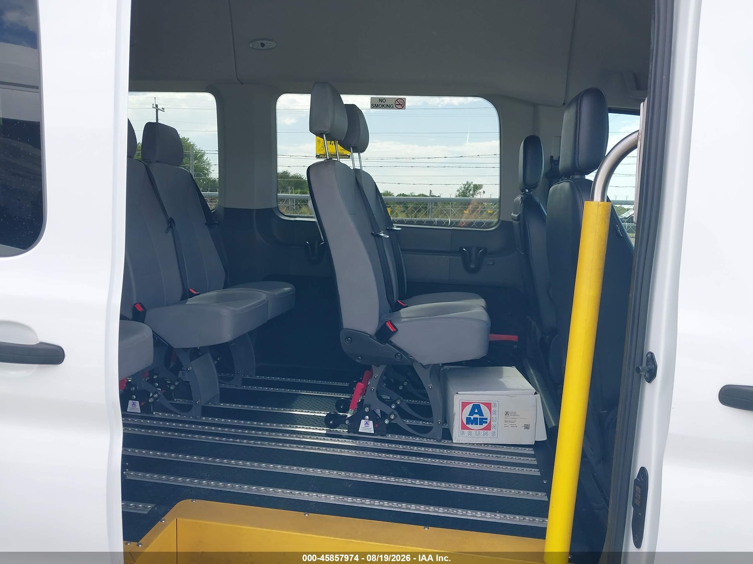 2020 Ford Transit-350 Passenger Van Xl White vin: 1FDAX2X84LKB09072