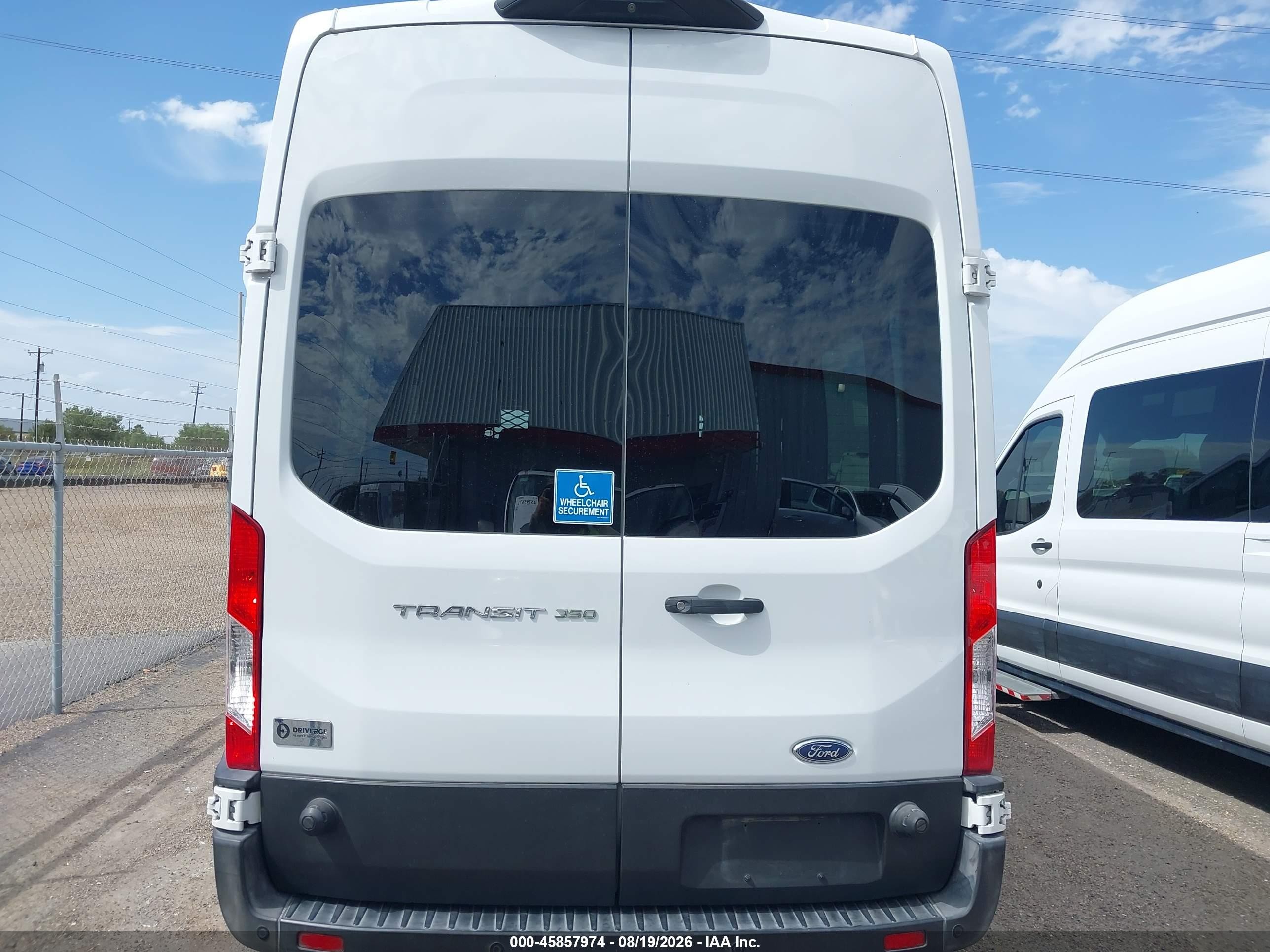 2020 Ford Transit-350 Passenger Van Xl White vin: 1FDAX2X84LKB09072