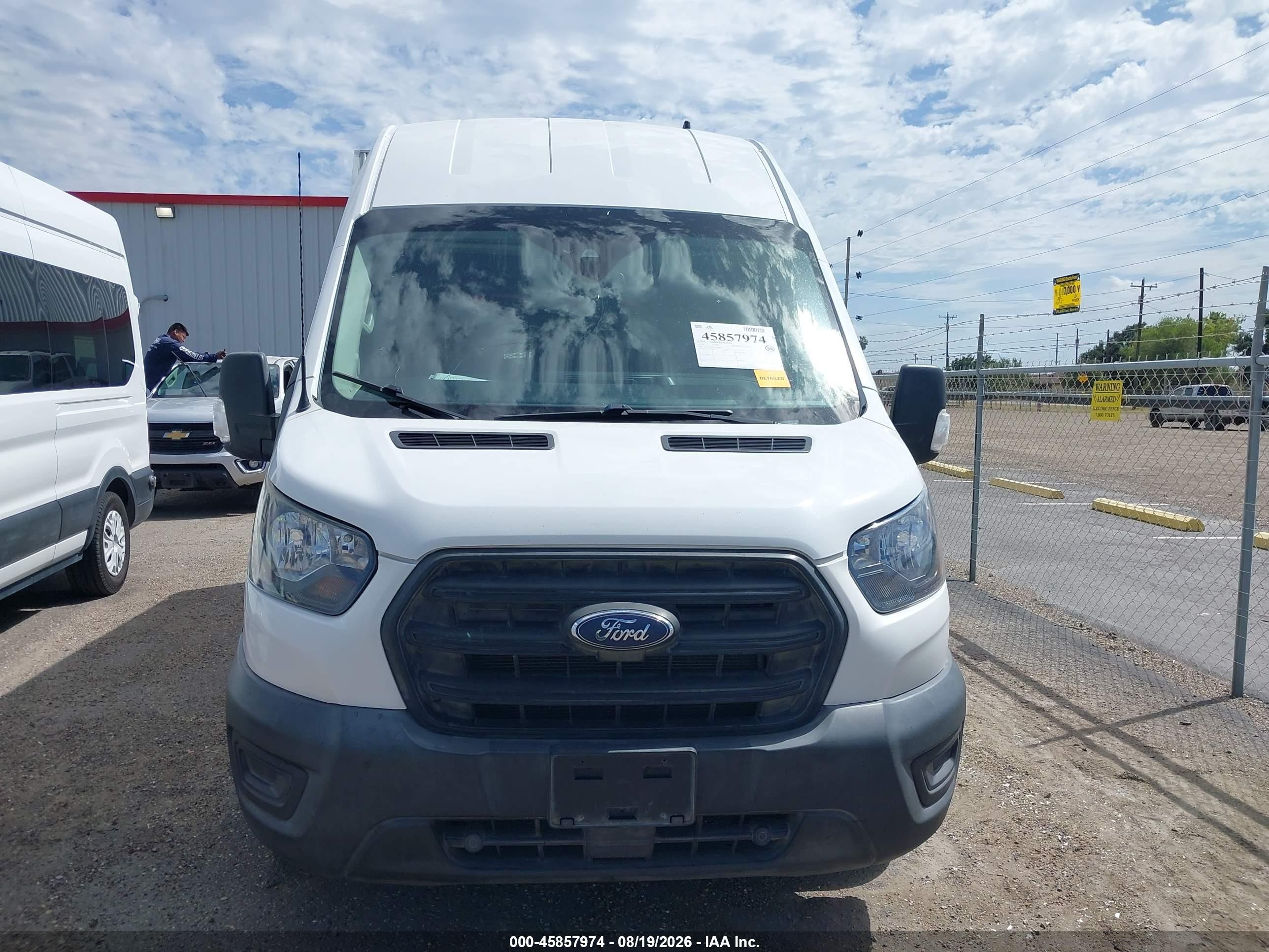2020 Ford Transit-350 Passenger Van Xl White vin: 1FDAX2X84LKB09072