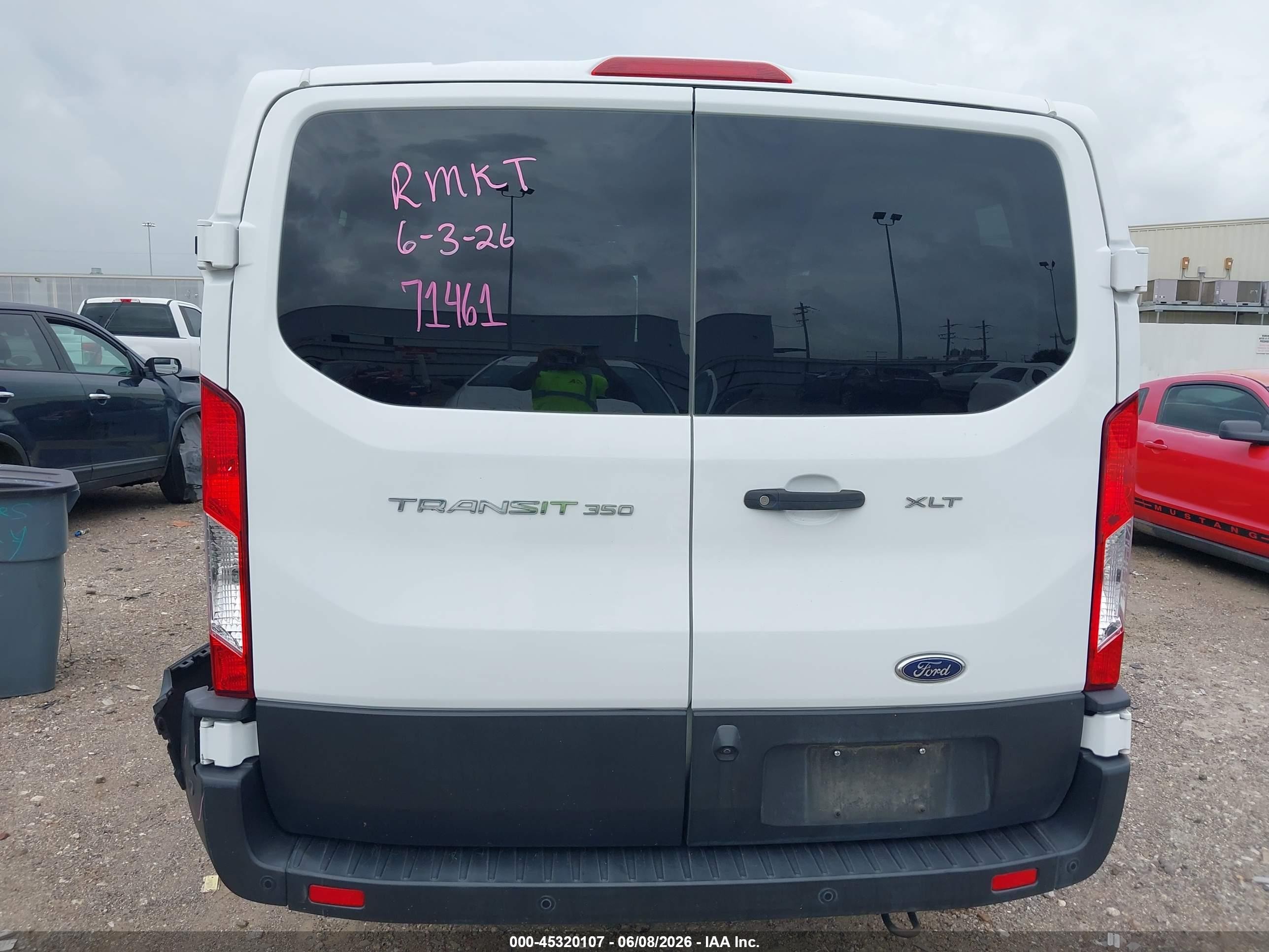 2021 Ford Transit-350 Passenger Van Xlt White vin: 1FDAX2Y82MKA64259