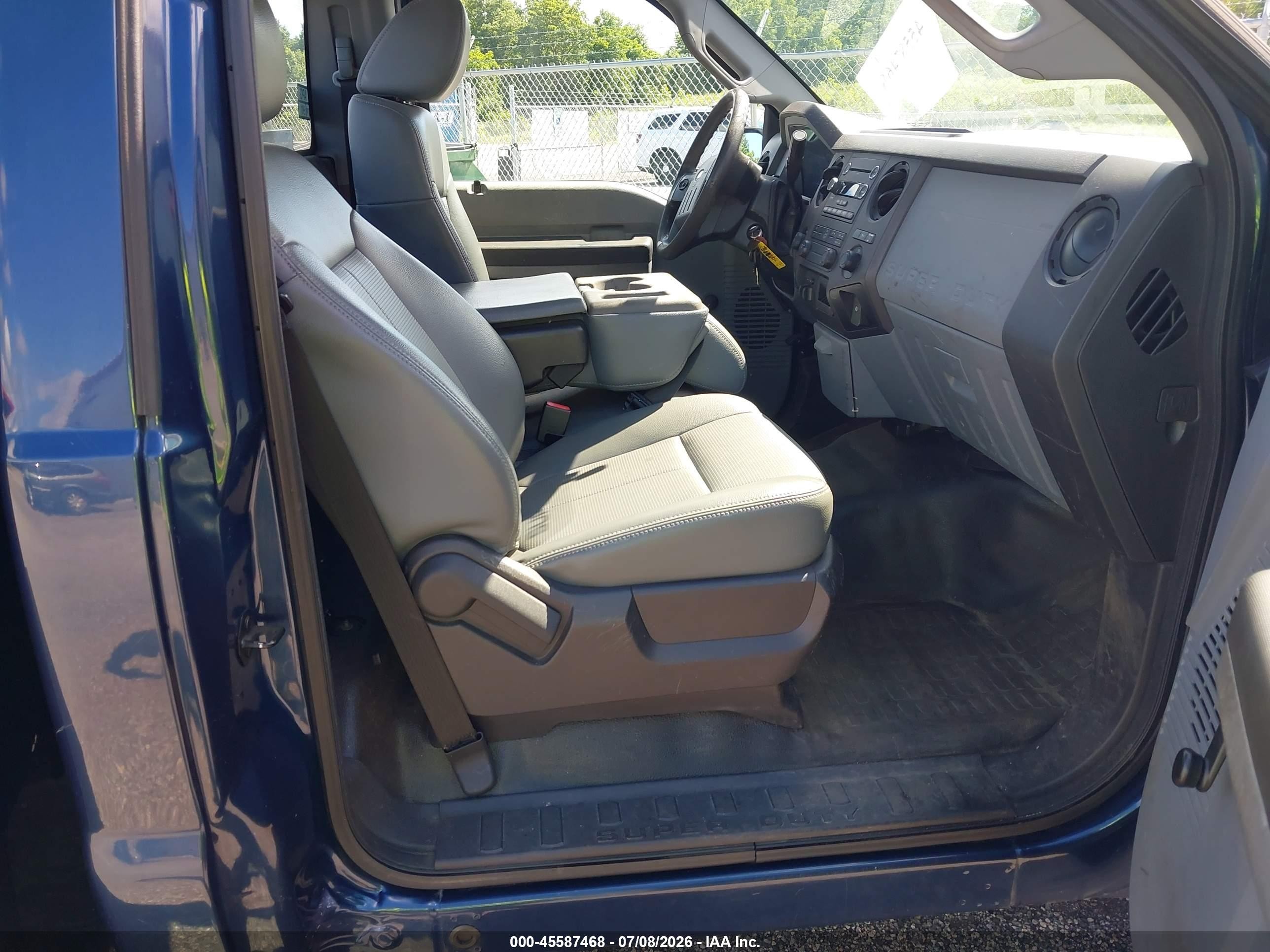 2015 Ford F-250 Xl Blue vin: 1FDBF2A60FED31853