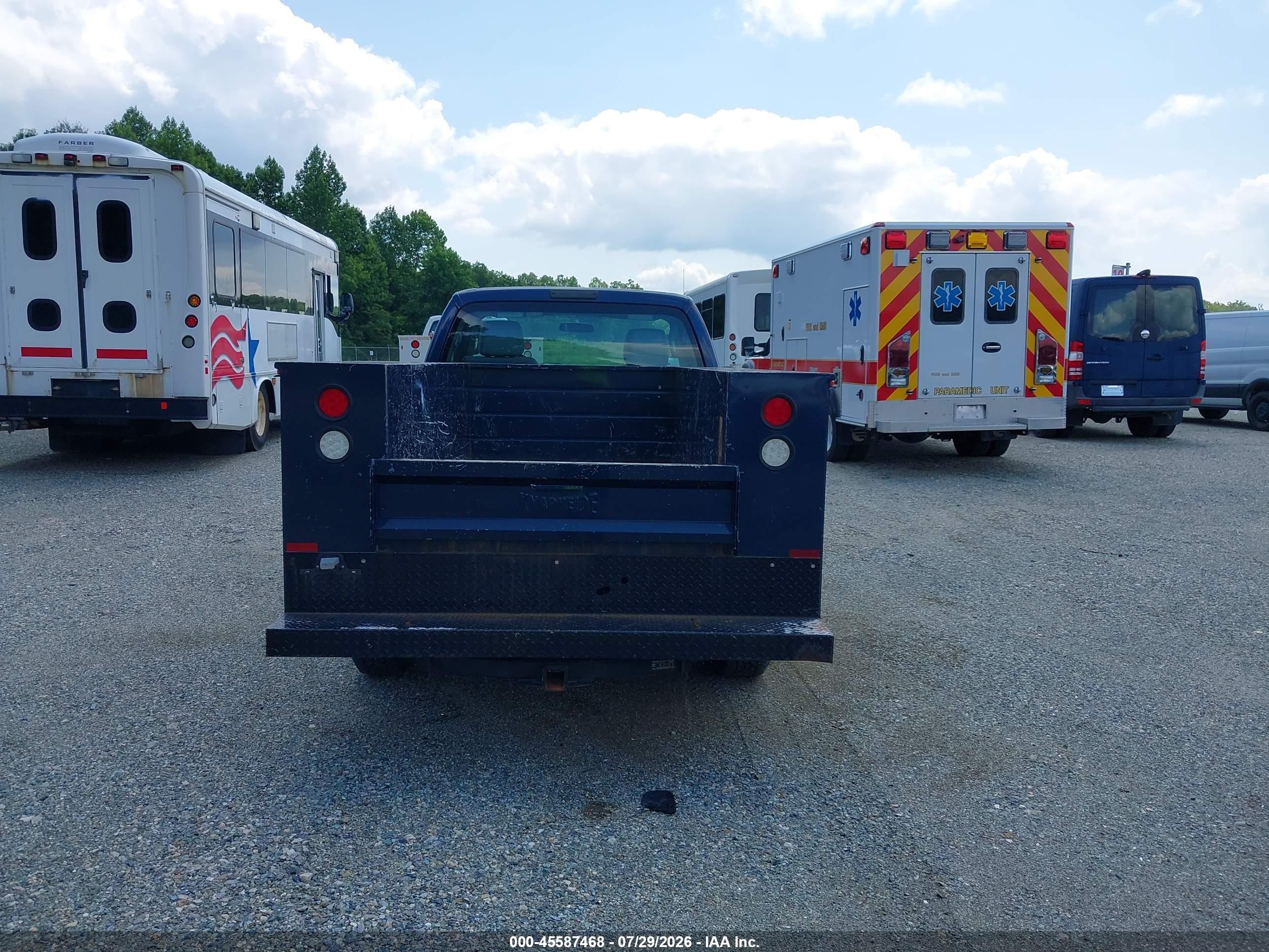 2015 Ford F-250 Xl Blue vin: 1FDBF2A60FED31853