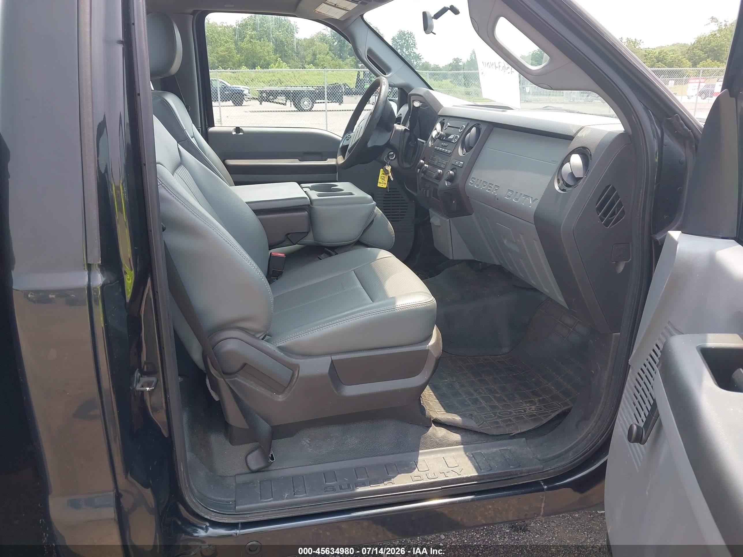 2015 Ford F-250 Xl Black vin: 1FDBF2A60FED31867
