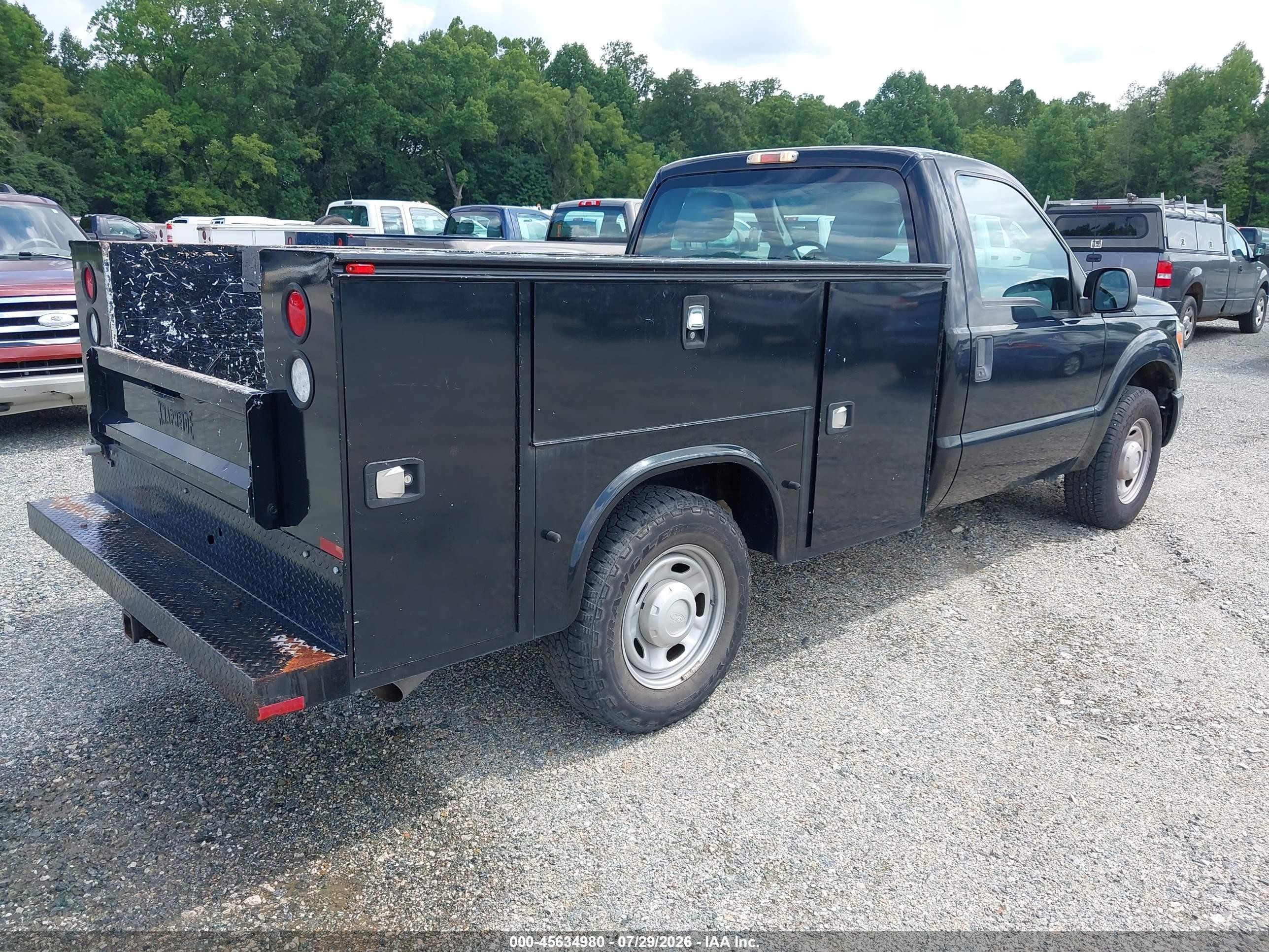 2015 Ford F-250 Xl Black vin: 1FDBF2A60FED31867
