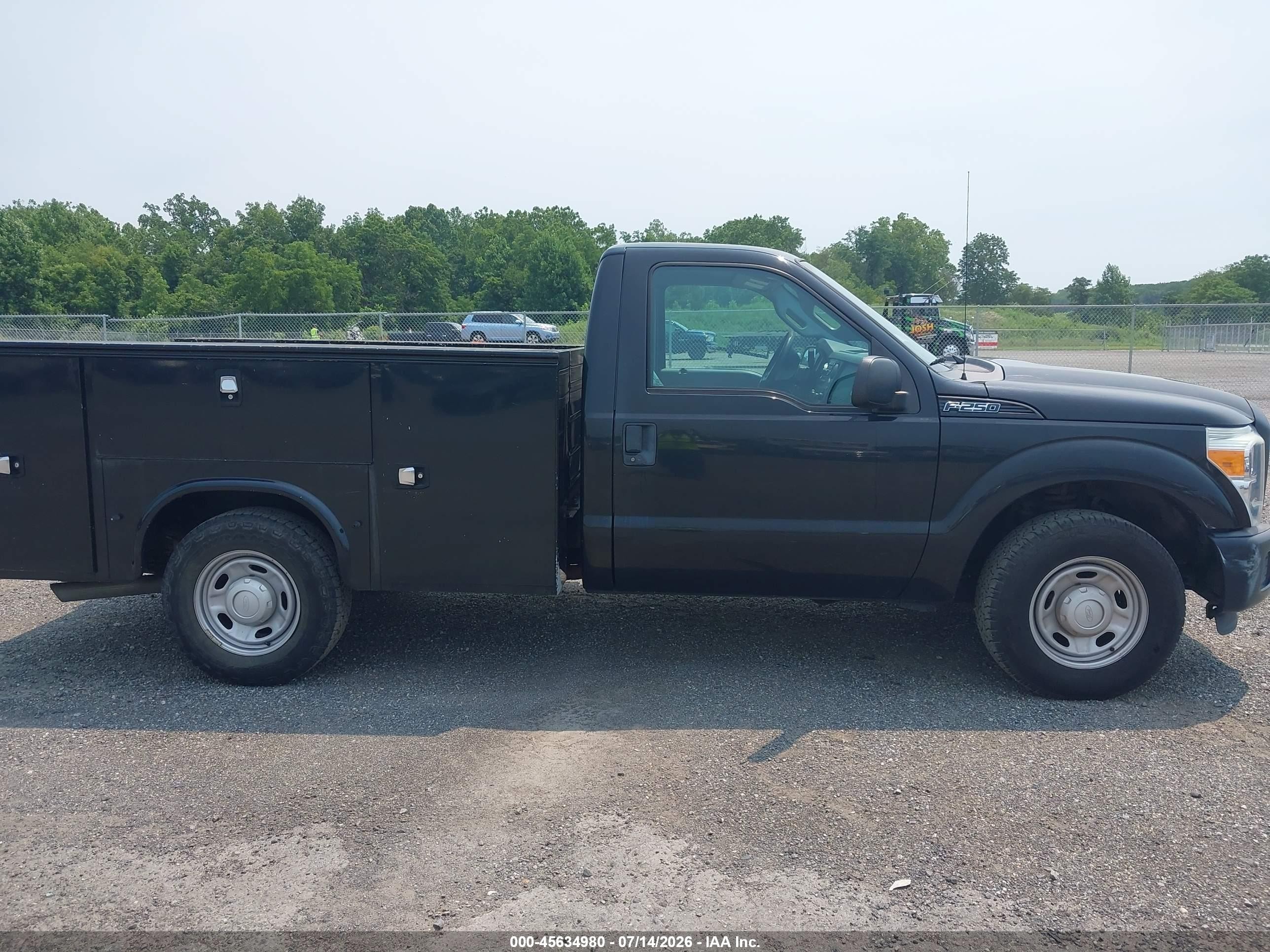 2015 Ford F-250 Xl Black vin: 1FDBF2A60FED31867