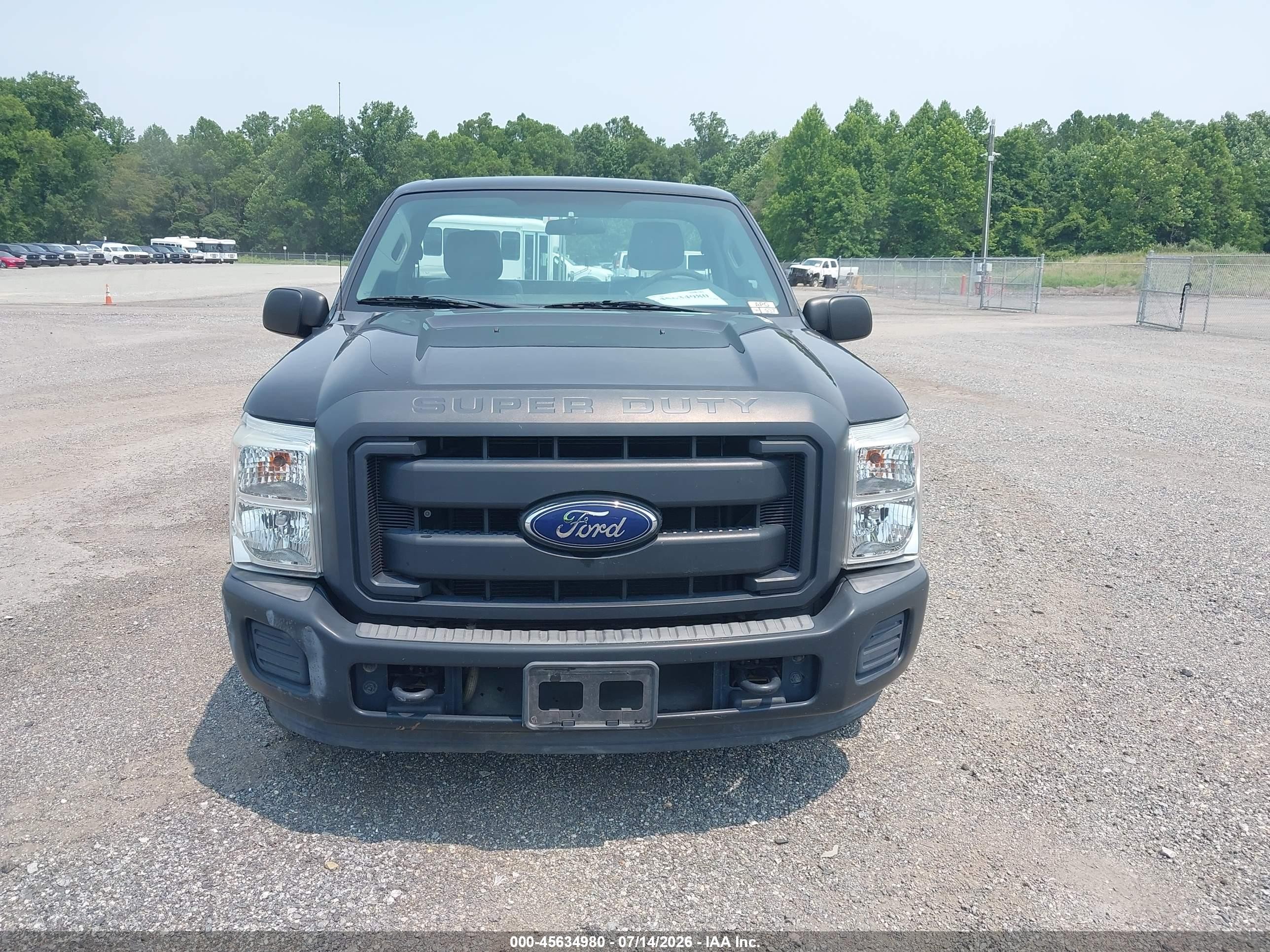 2015 Ford F-250 Xl Black vin: 1FDBF2A60FED31867