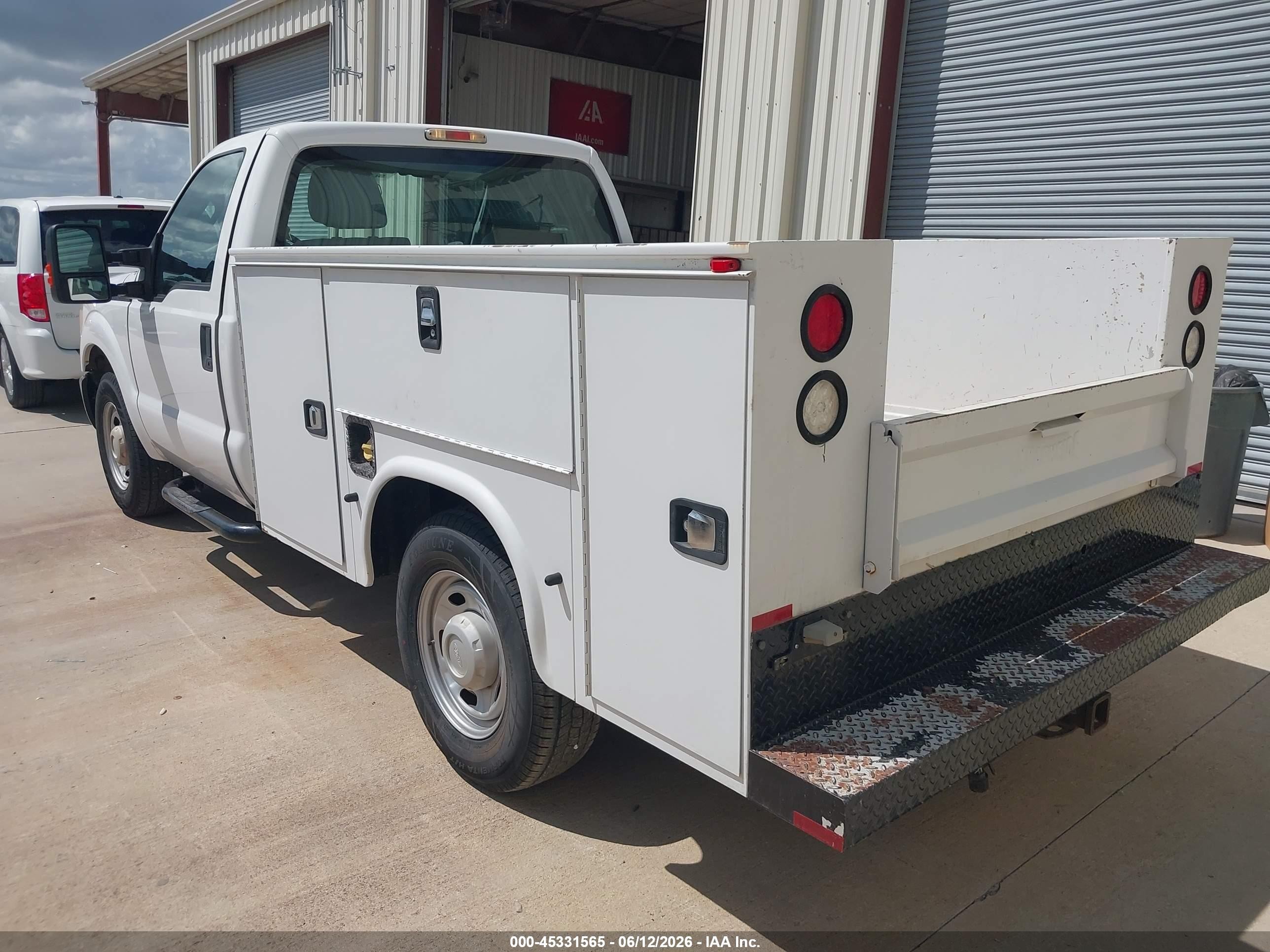 2015 Ford F-250 Xl White vin: 1FDBF2A61FED45437