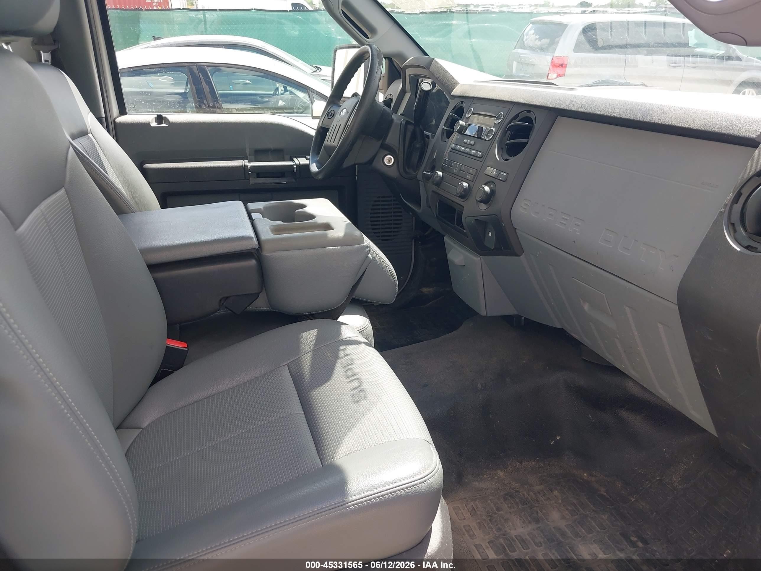 2015 Ford F-250 Xl White vin: 1FDBF2A61FED45437