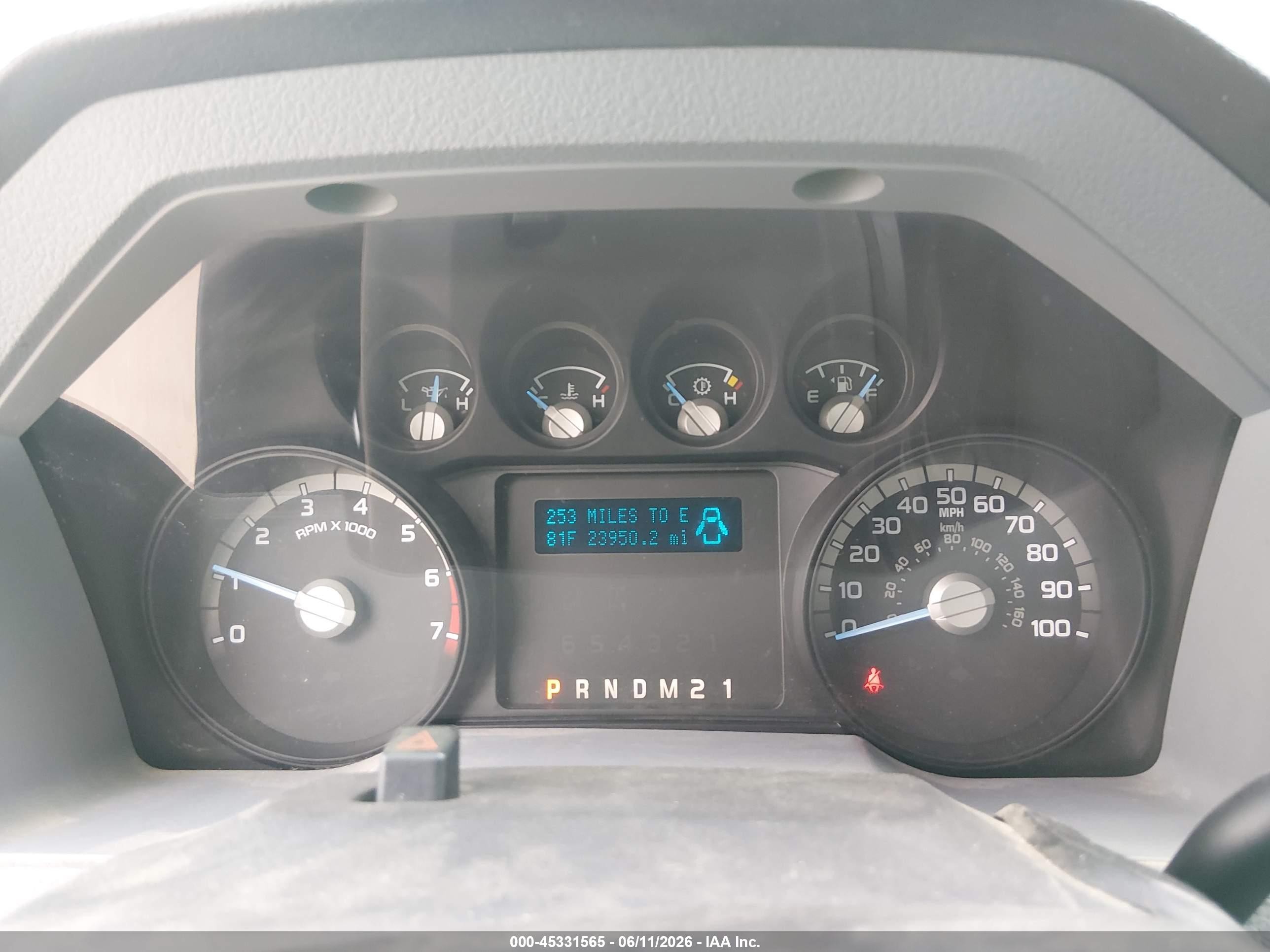 2015 Ford F-250 Xl White vin: 1FDBF2A61FED45437