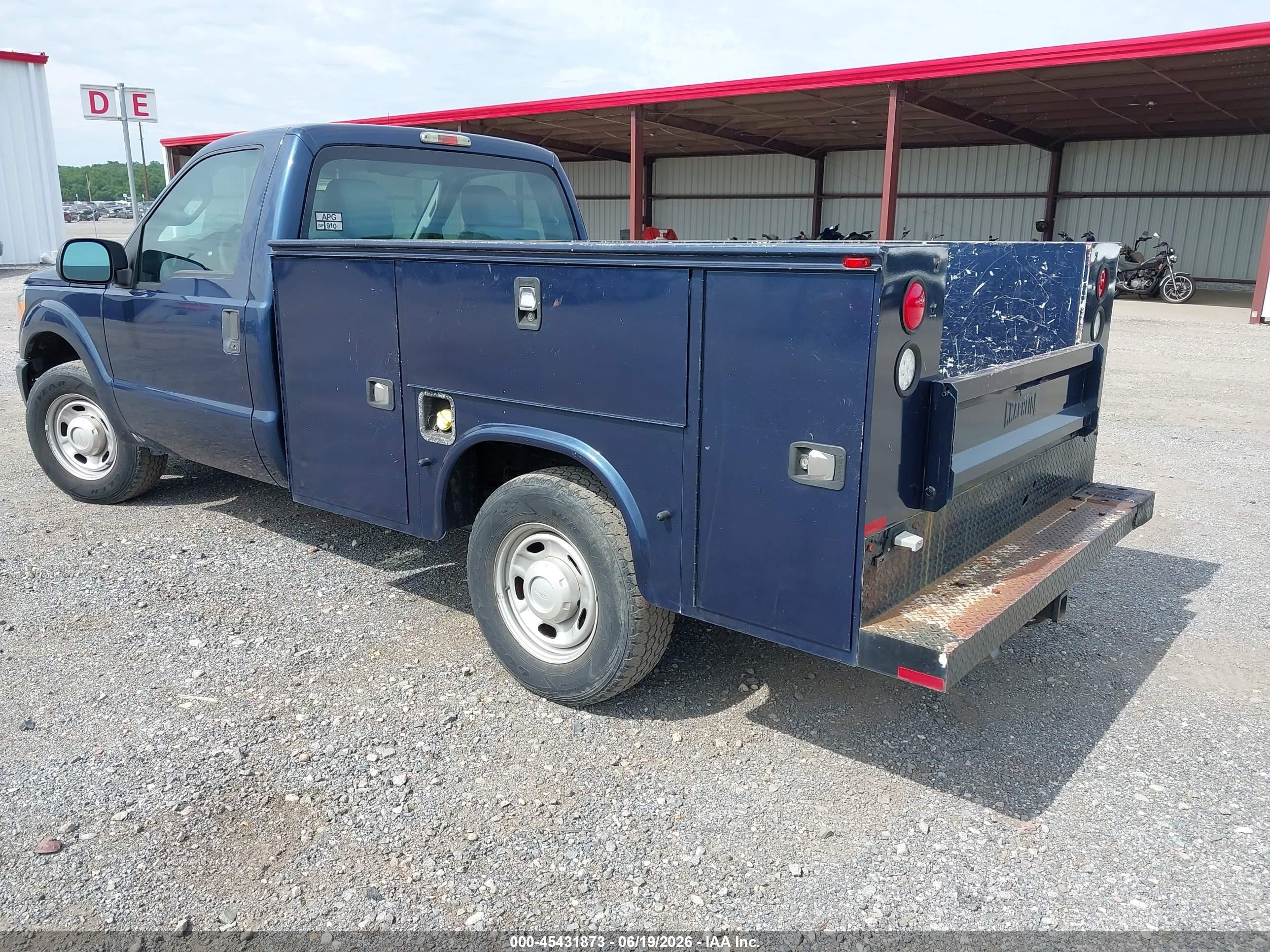 2015 Ford F-250 Xl/xlt Синий vin: 1FDBF2A62FED31854