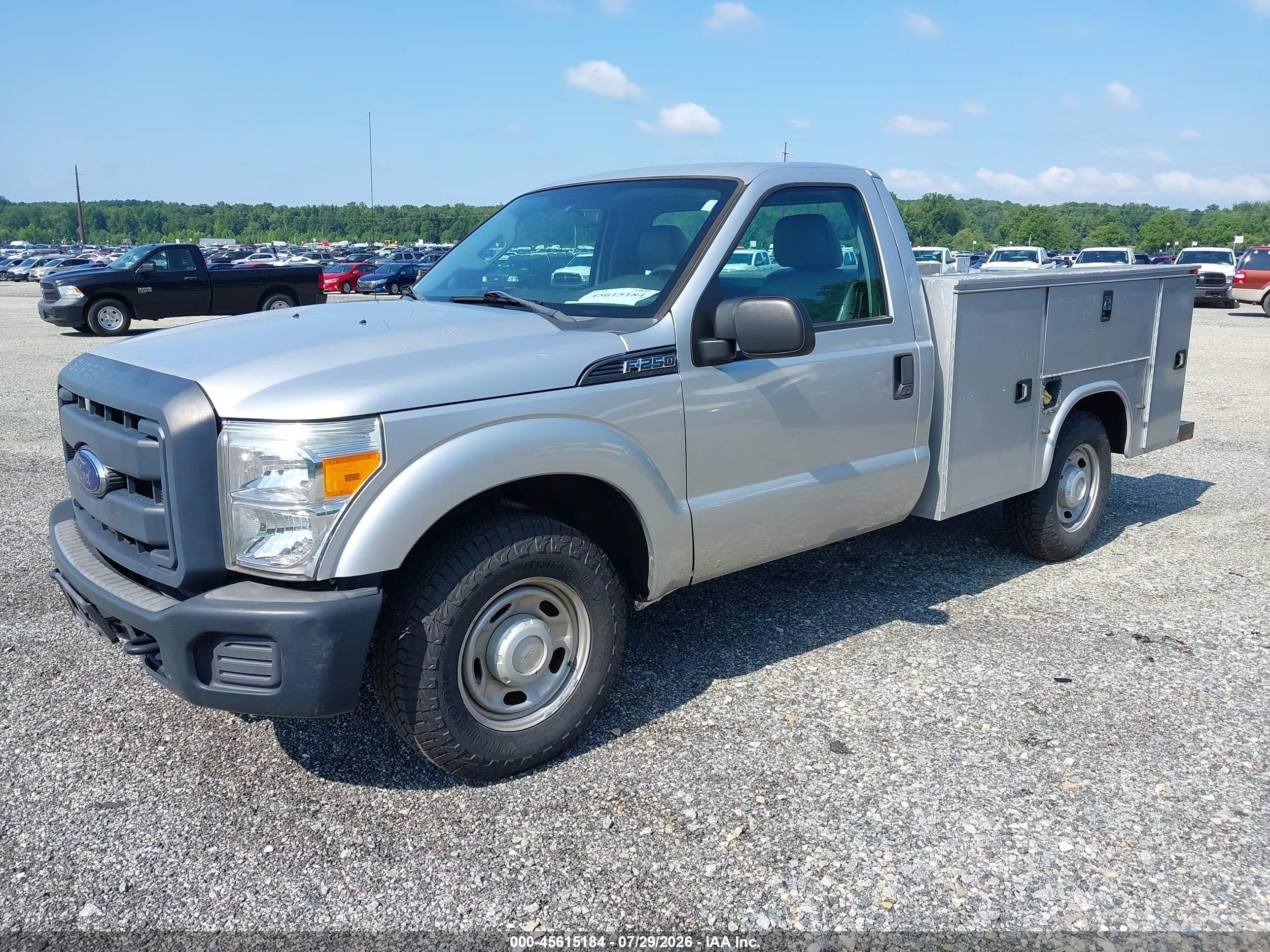2015 Ford F-250 Xl Gray vin: 1FDBF2A63FED31863