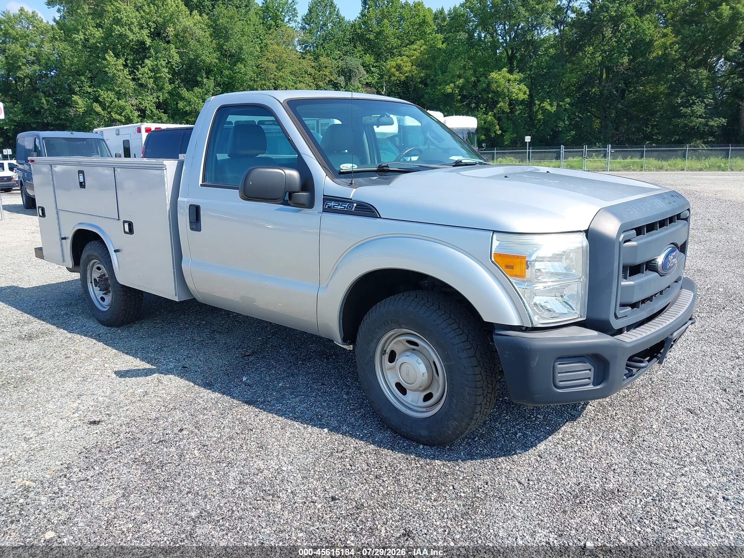 2015 Ford F-250 Xl Gray vin: 1FDBF2A63FED31863