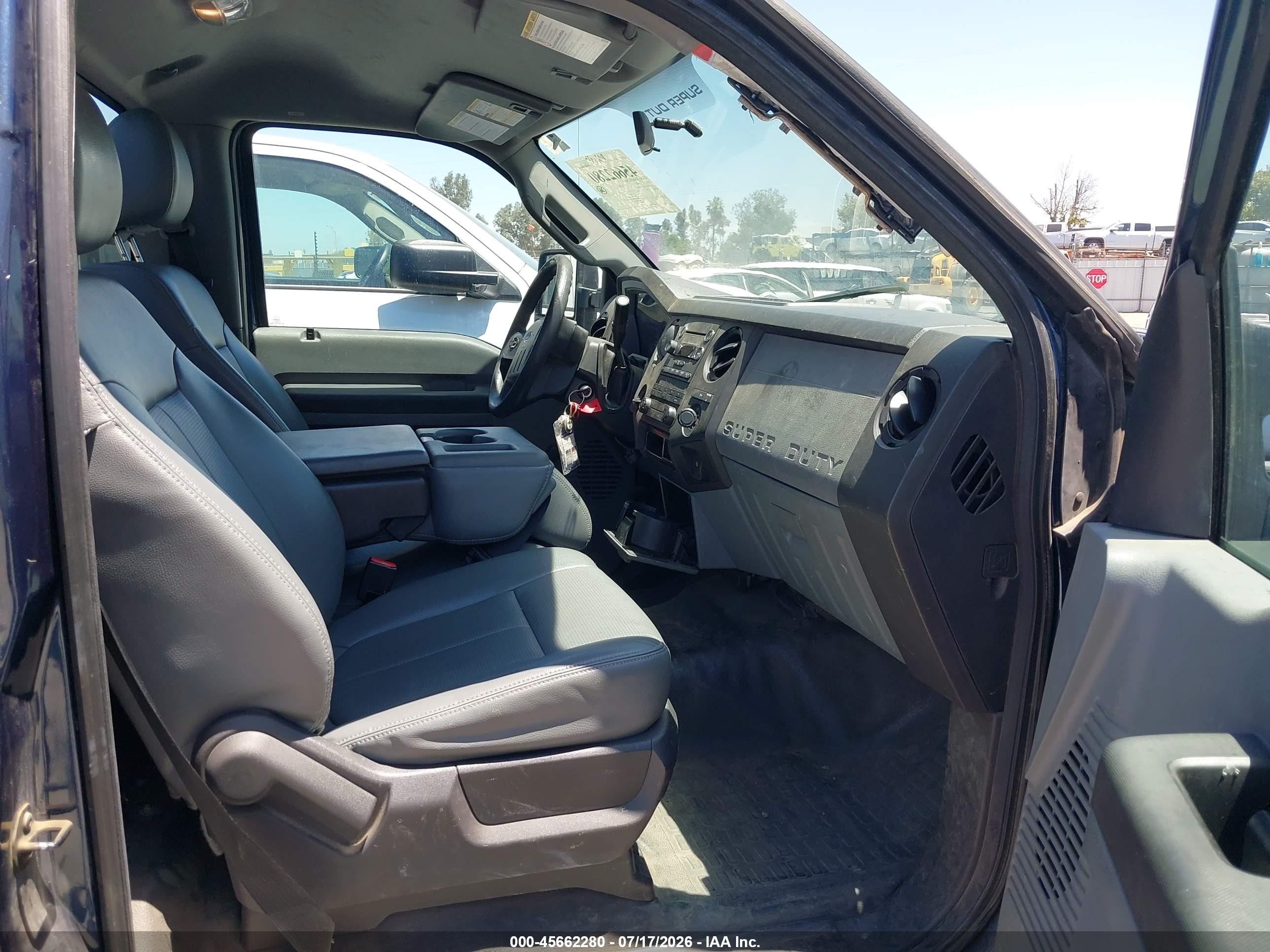2015 Ford F-250 Xl Blue vin: 1FDBF2A63FED58464