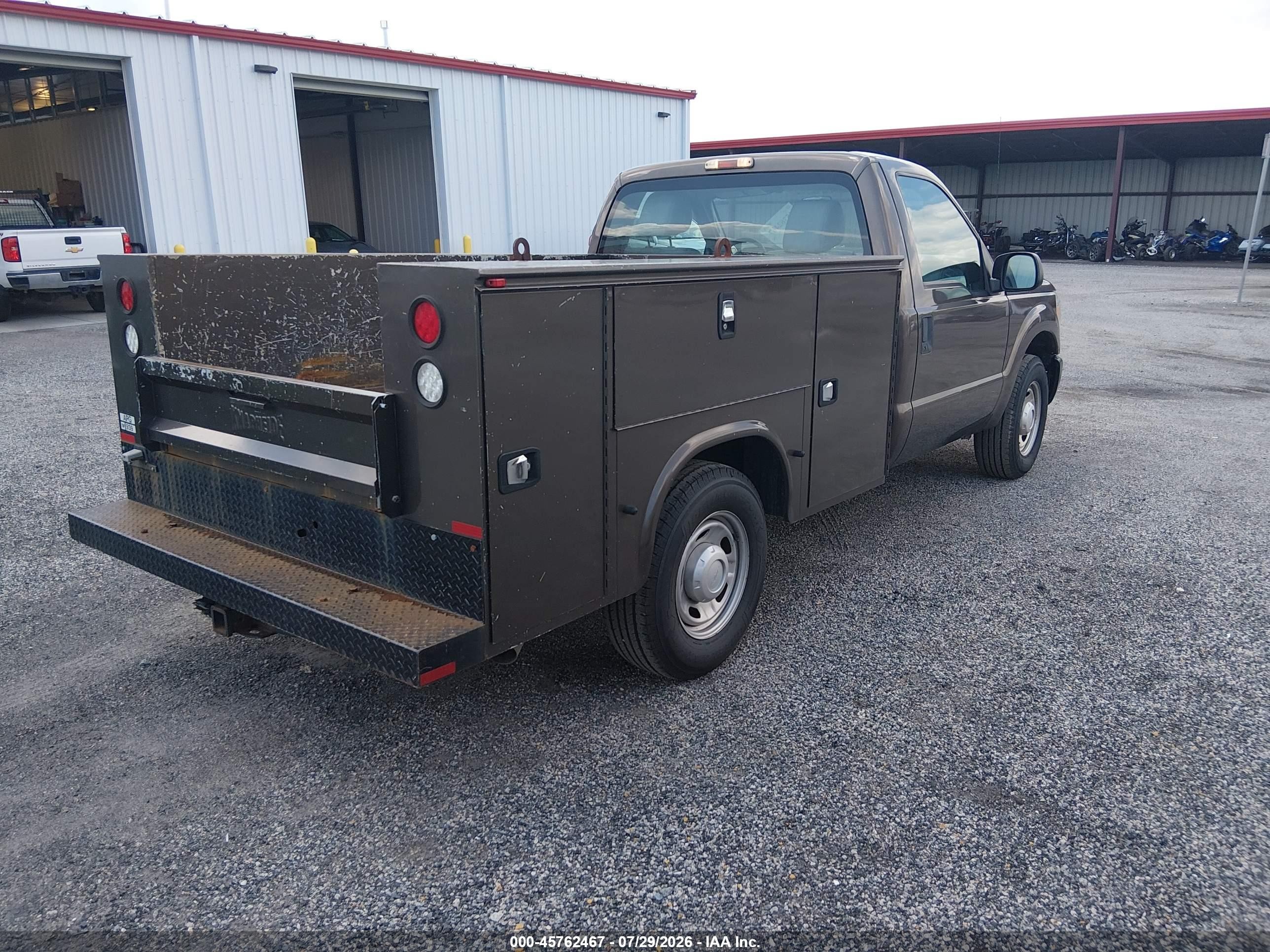 2015 Ford F-250 Xl Brown vin: 1FDBF2A64FED31855