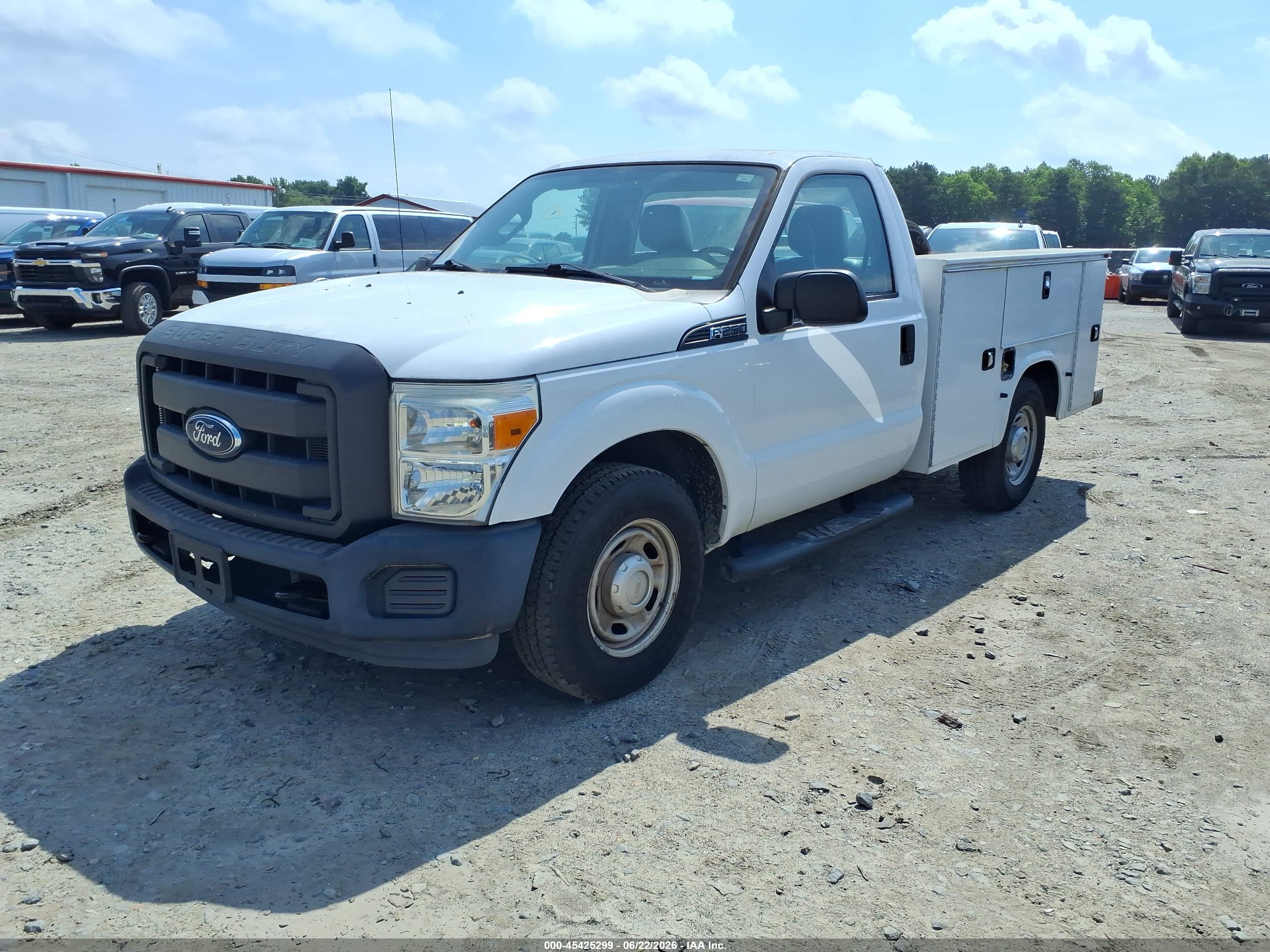 2015 Ford F-250 Xl/xlt Белый vin: 1FDBF2A65FEA04574
