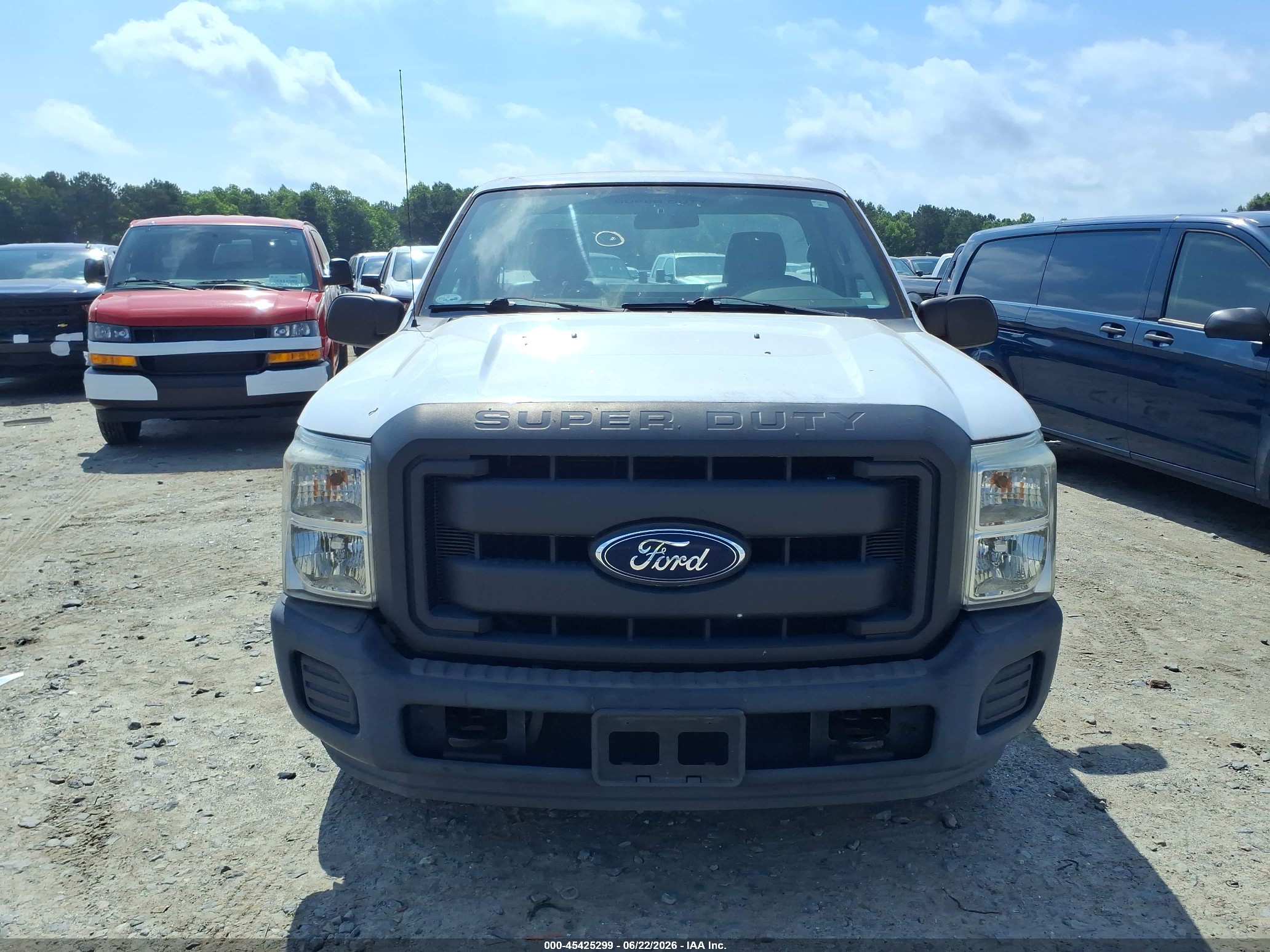 2015 Ford F-250 Xl/xlt Белый vin: 1FDBF2A65FEA04574