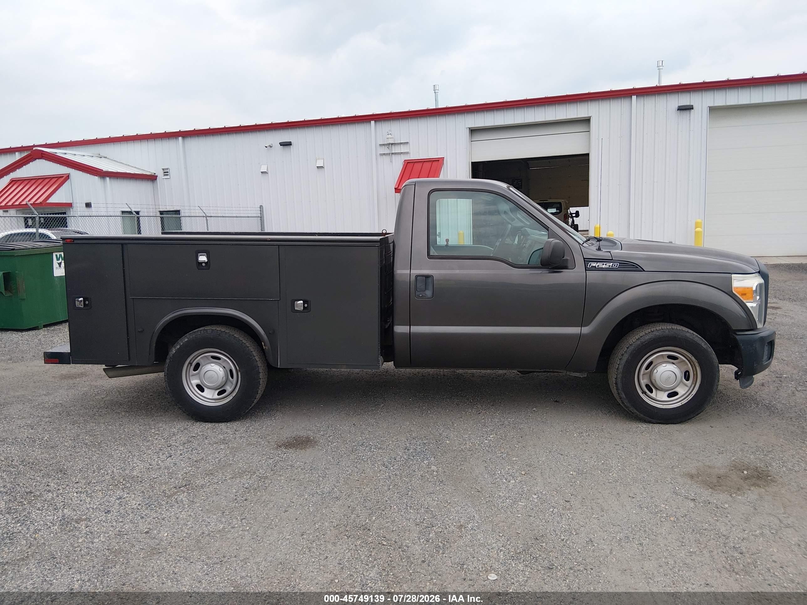 2015 Ford F-250 Xl Серый vin: 1FDBF2A65FED31850