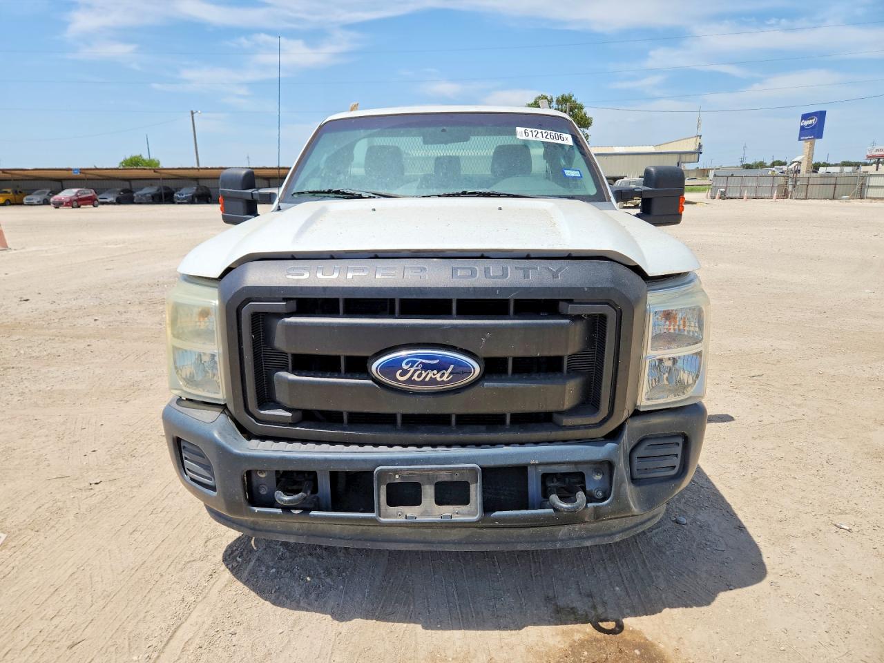 2011 Ford F250 Super Duty White vin: 1FDBF2A67BEA68710