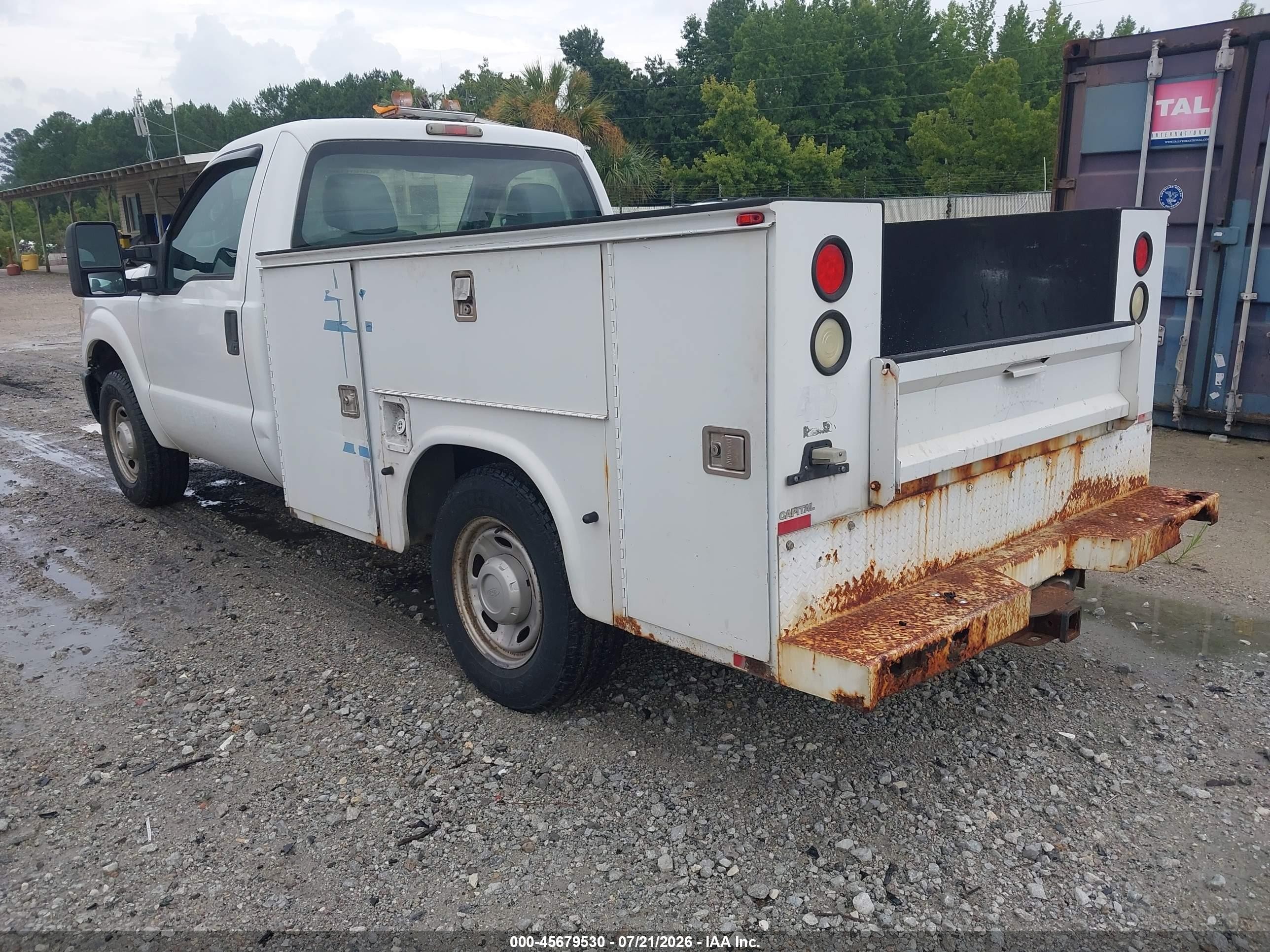 2012 Ford Super Duty F-250 Srw Xl White vin: 1FDBF2A67CEA41296