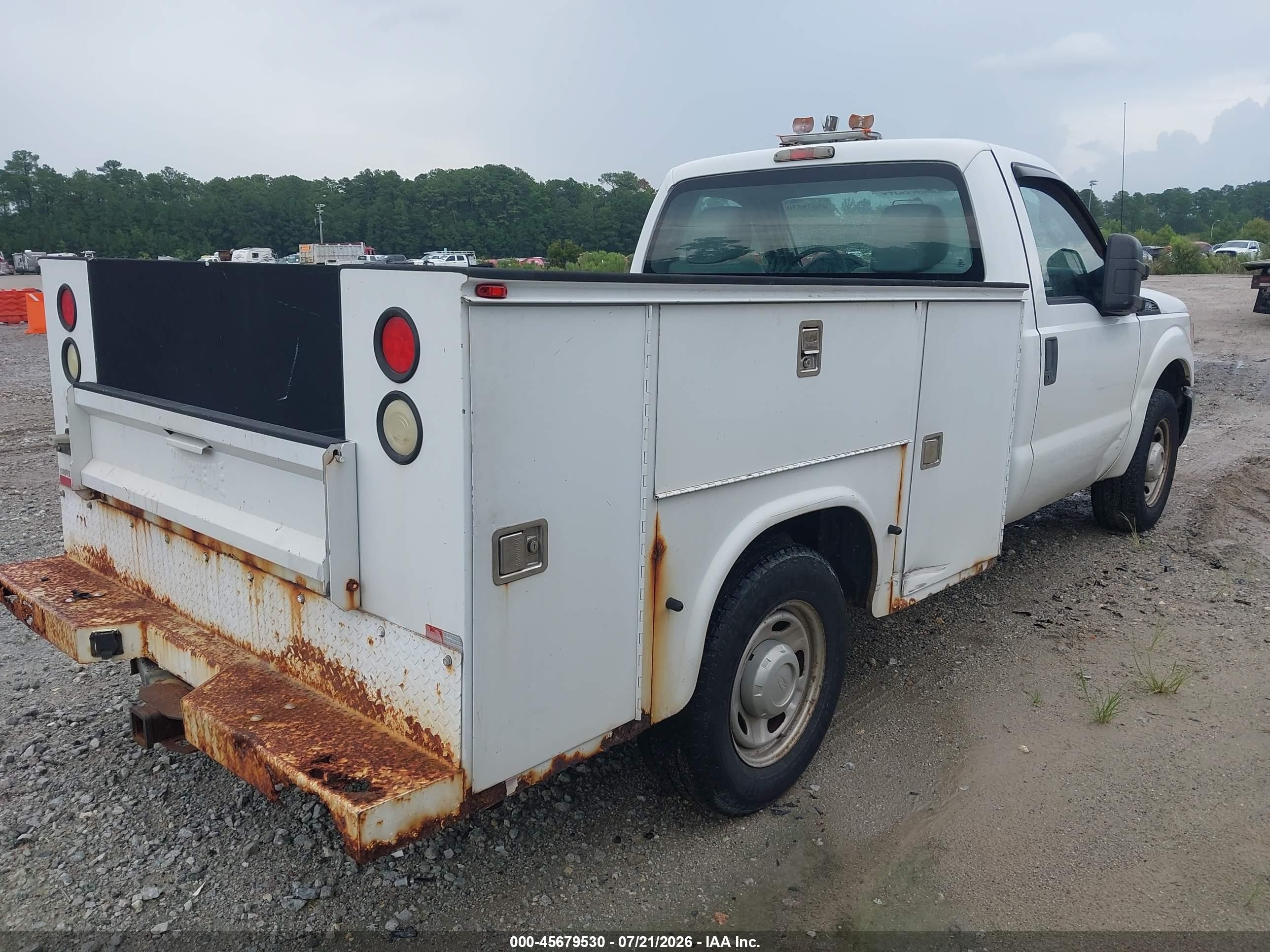 2012 Ford Super Duty F-250 Srw Xl White vin: 1FDBF2A67CEA41296