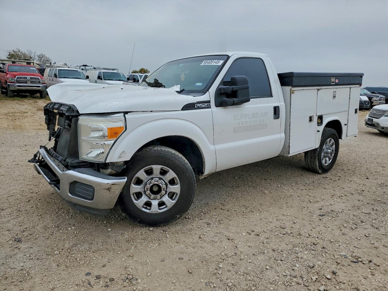 2012 Ford F250 Super Duty White vin: 1FDBF2A67CEB55797