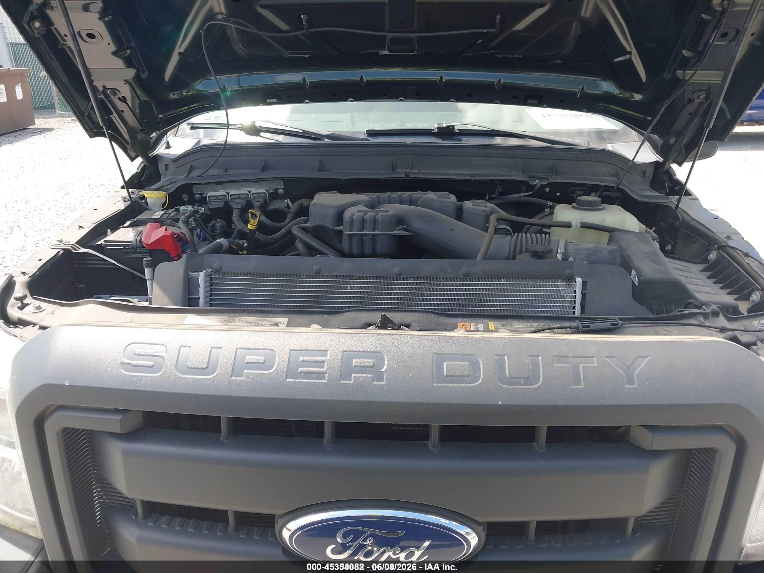 2014 Ford F-250 Xl Green vin: 1FDBF2A67EEA27580