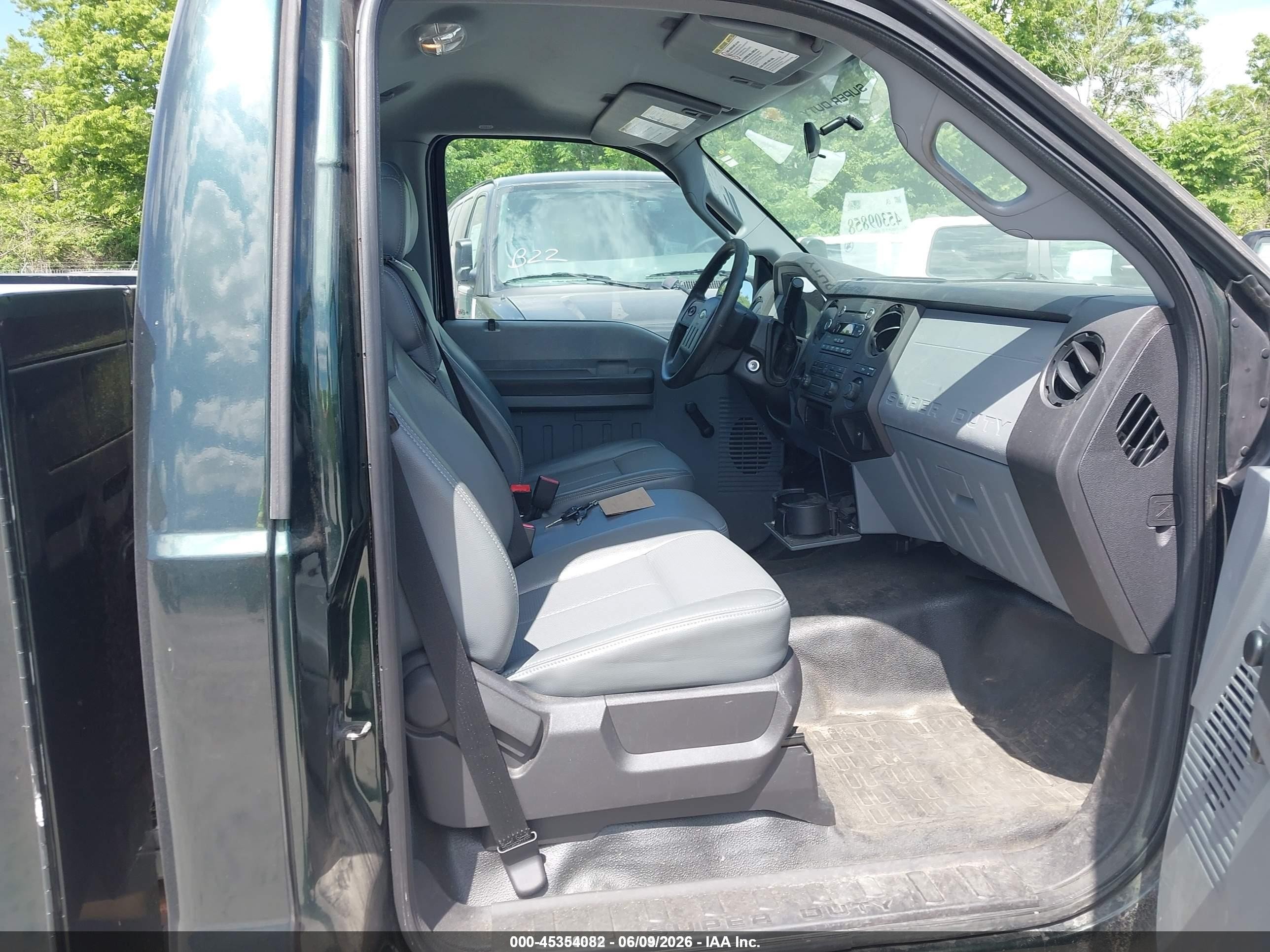 2014 Ford F-250 Xl Green vin: 1FDBF2A67EEA27580