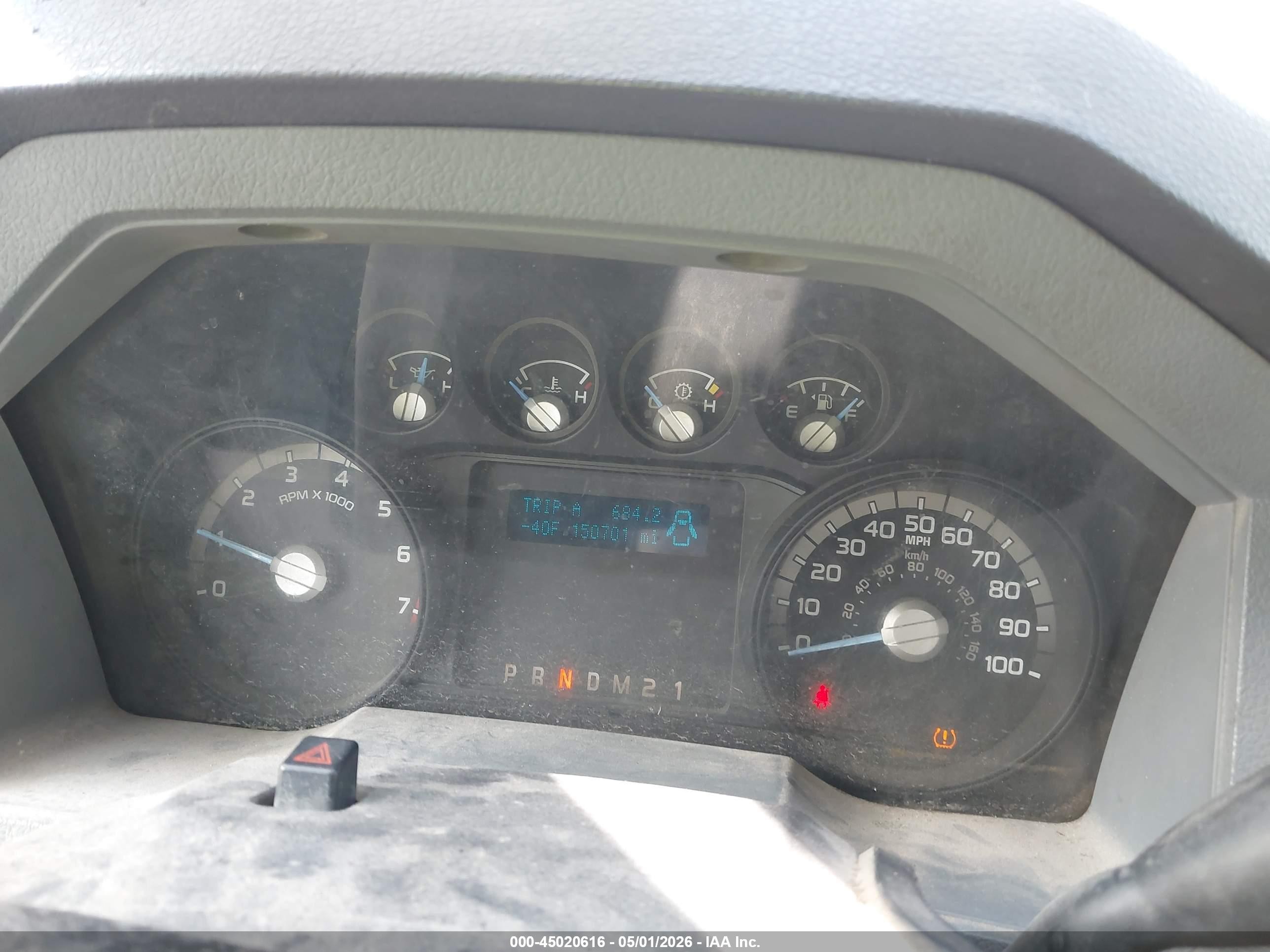 2012 Ford F-250 Xl White vin: 1FDBF2A68CEB45313