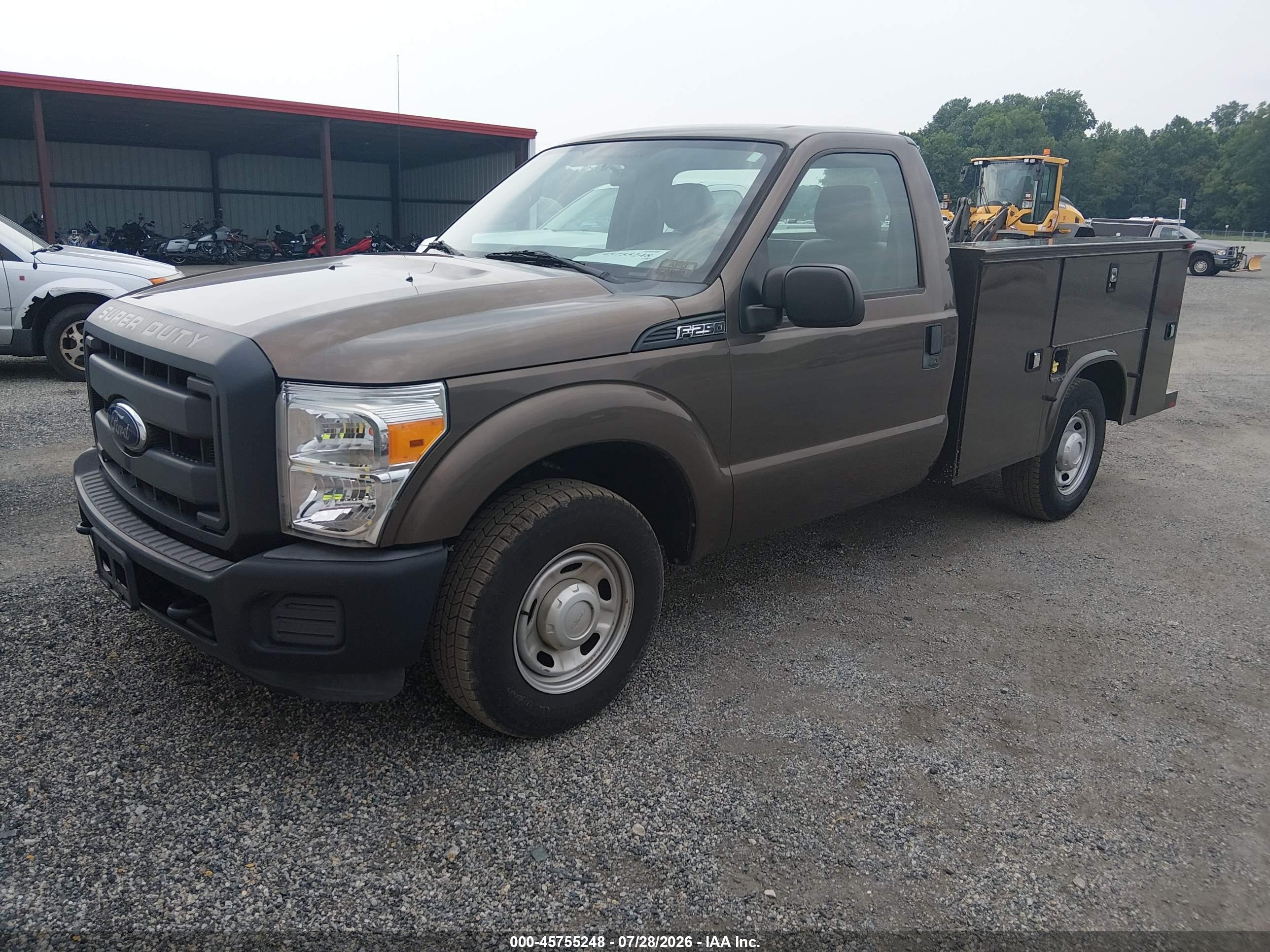 2015 Ford F-250 Xl Коричневый vin: 1FDBF2A68FED31857