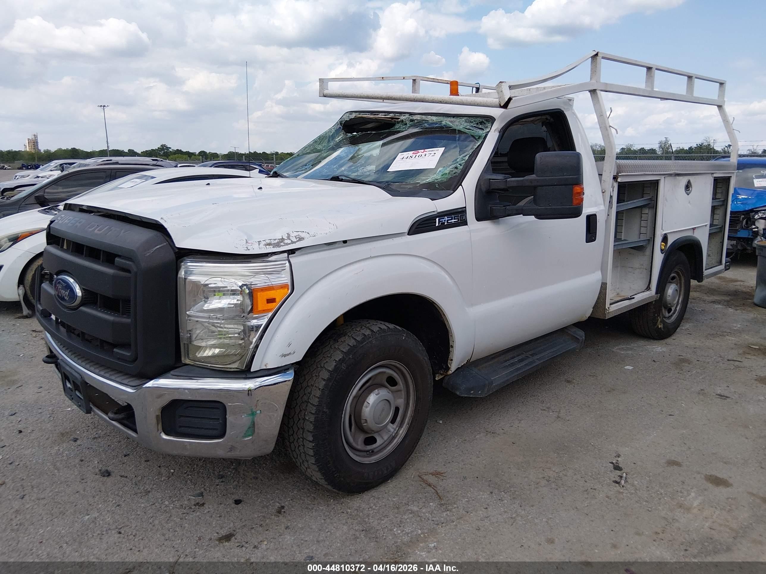 2014 Ford F-250 Xl Белый vin: 1FDBF2A69EEB82714
