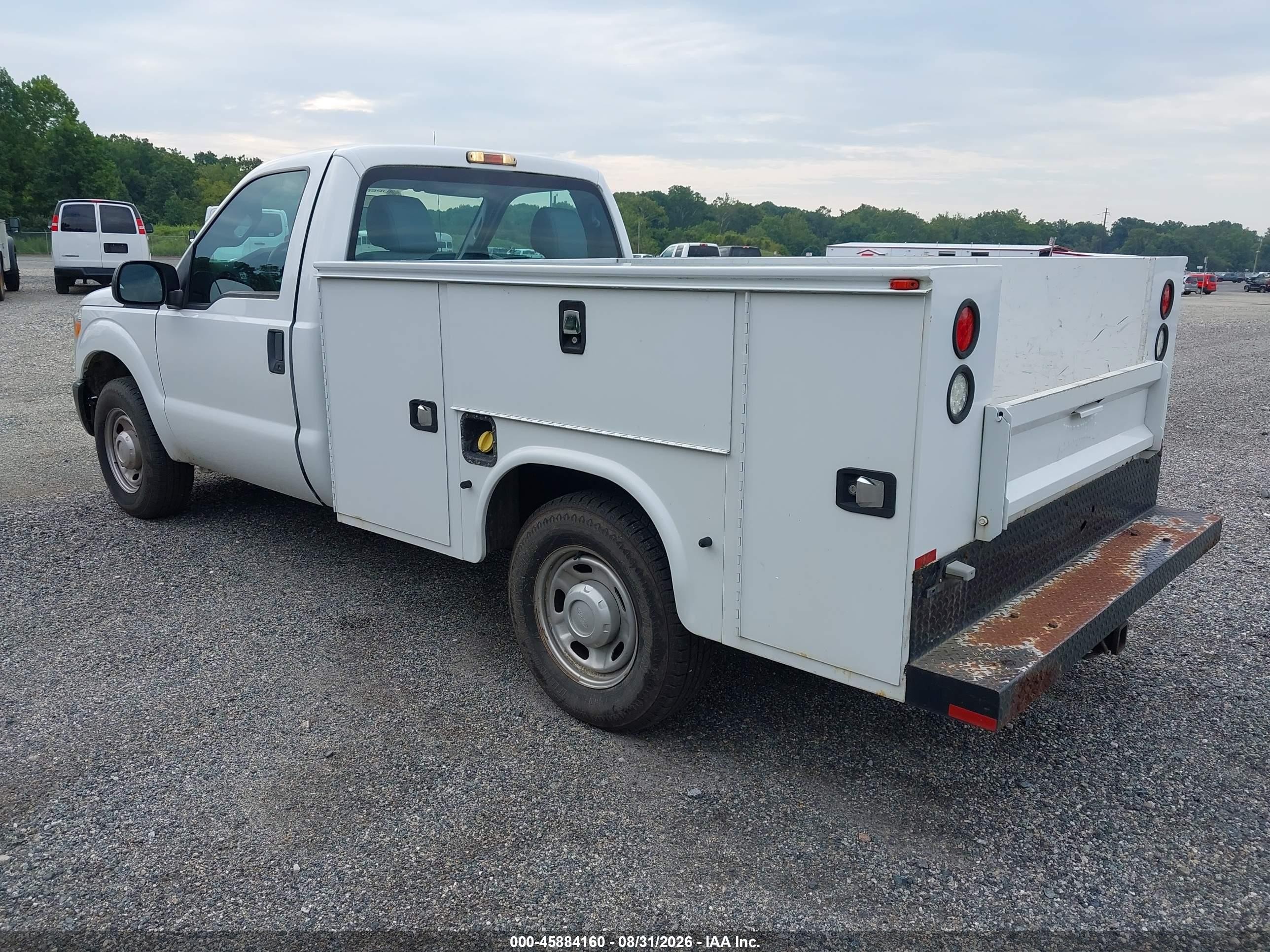 2015 Ford F-250 Xl White vin: 1FDBF2A69FED31866