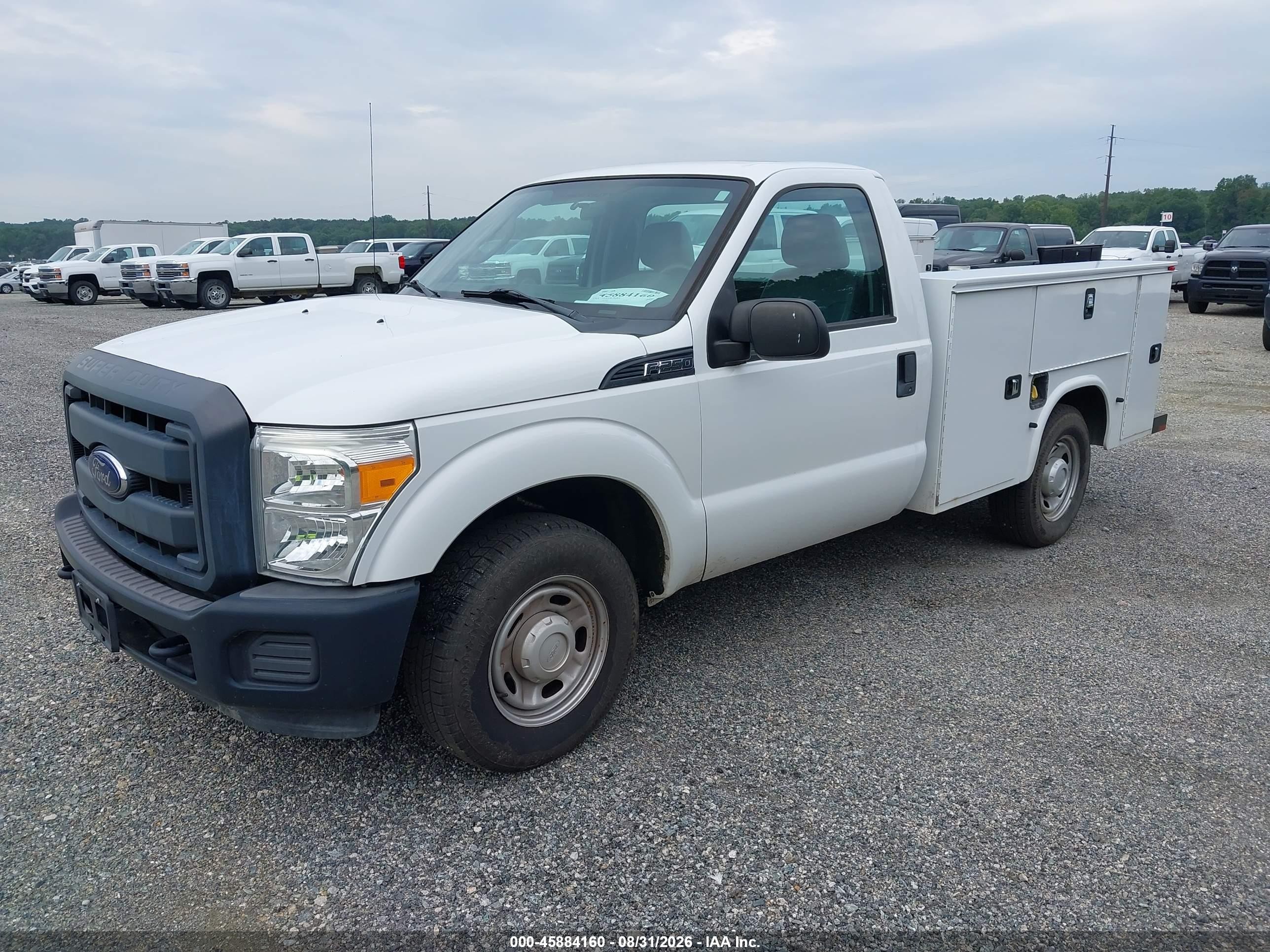 2015 Ford F-250 Xl White vin: 1FDBF2A69FED31866