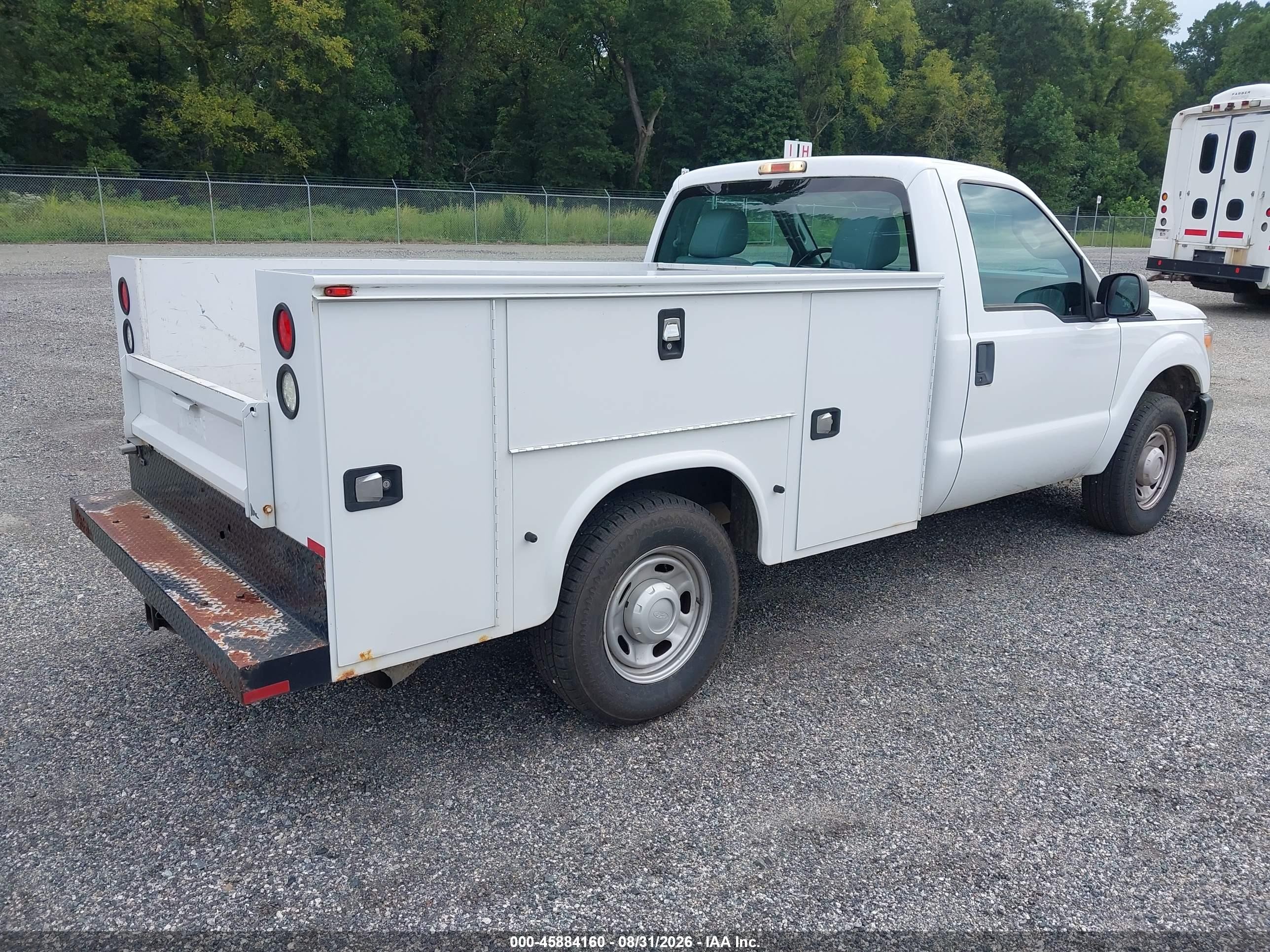2015 Ford F-250 Xl White vin: 1FDBF2A69FED31866