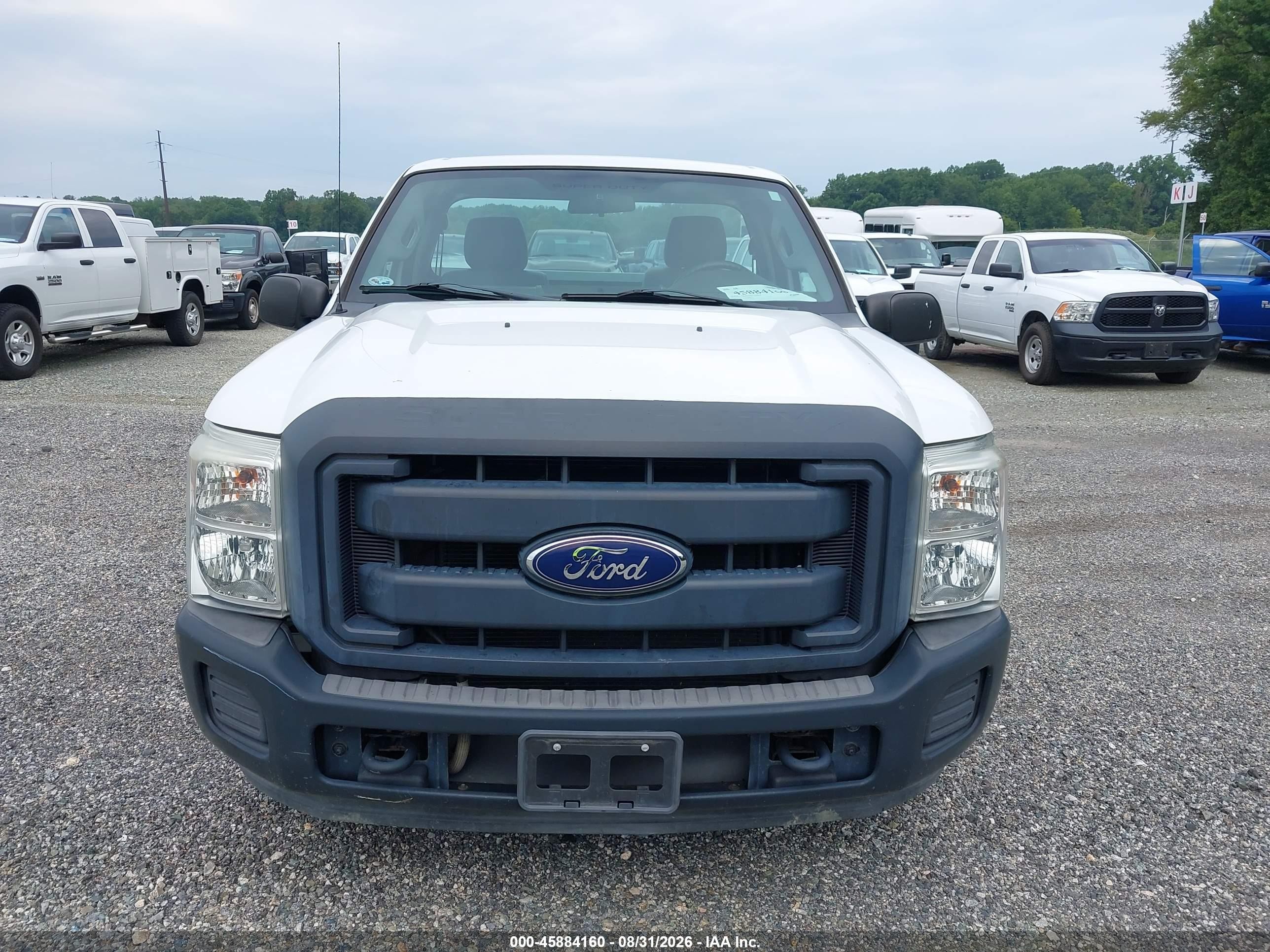 2015 Ford F-250 Xl White vin: 1FDBF2A69FED31866