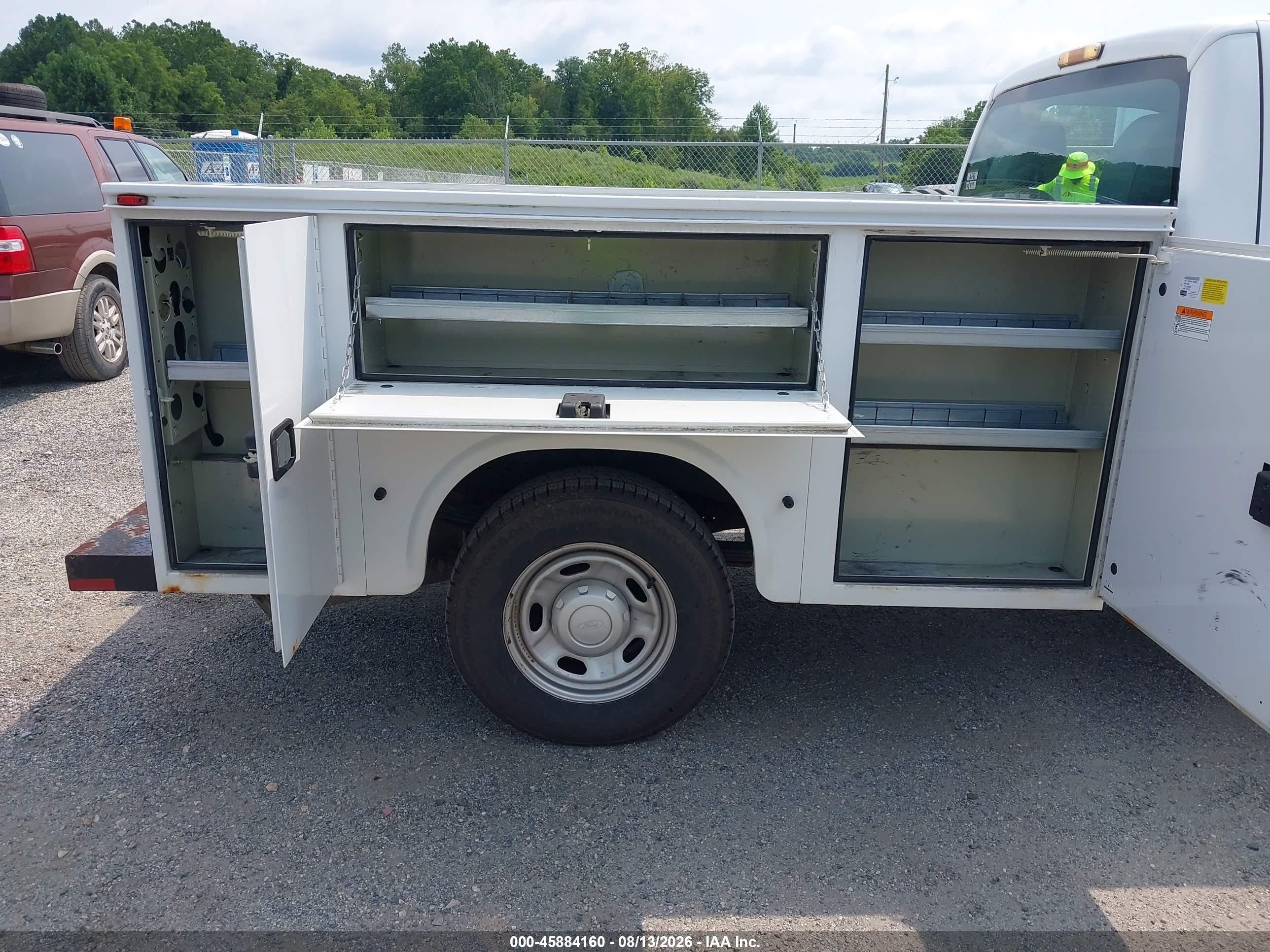 2015 Ford F-250 Xl White vin: 1FDBF2A69FED31866