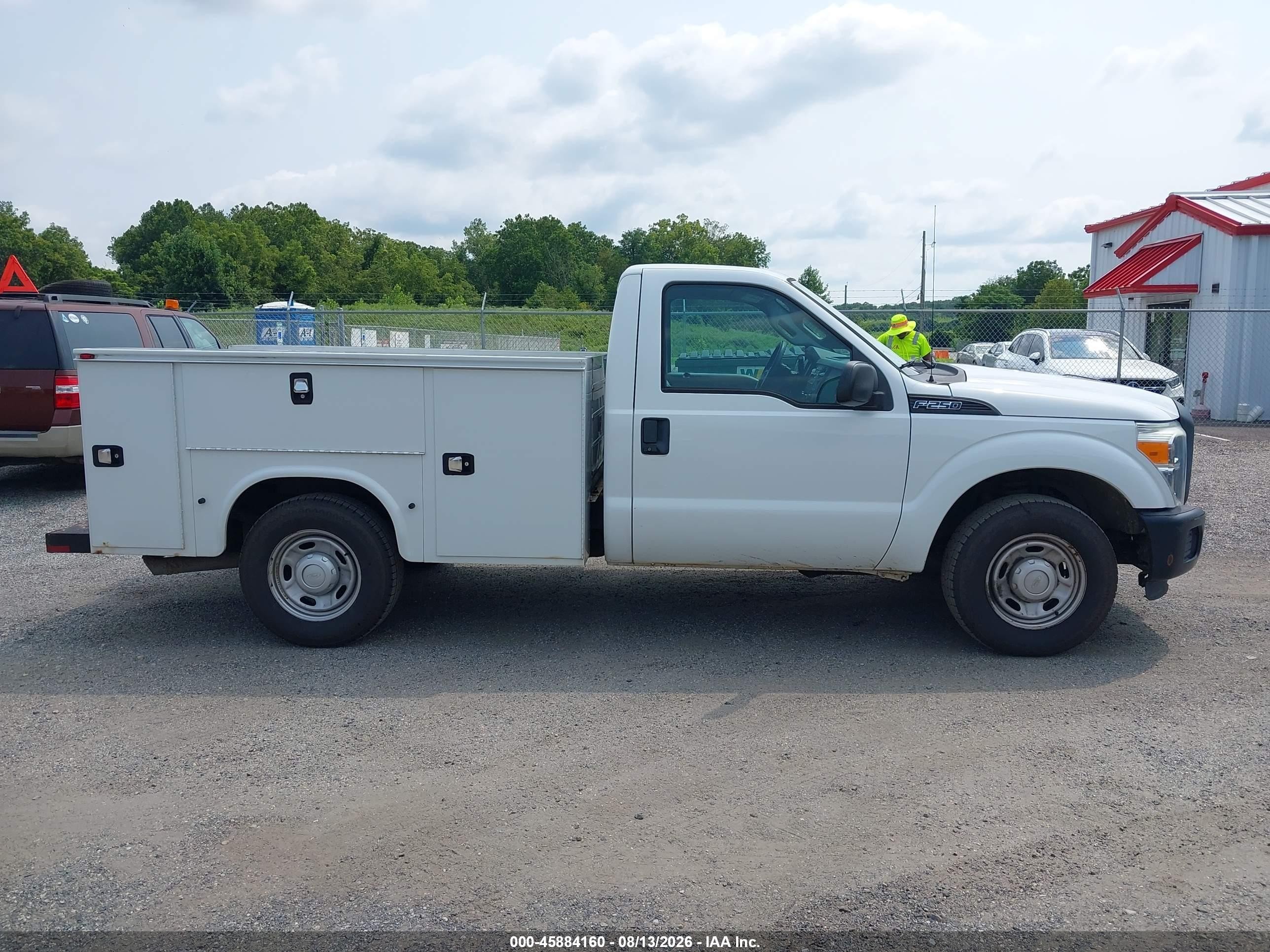 2015 Ford F-250 Xl White vin: 1FDBF2A69FED31866