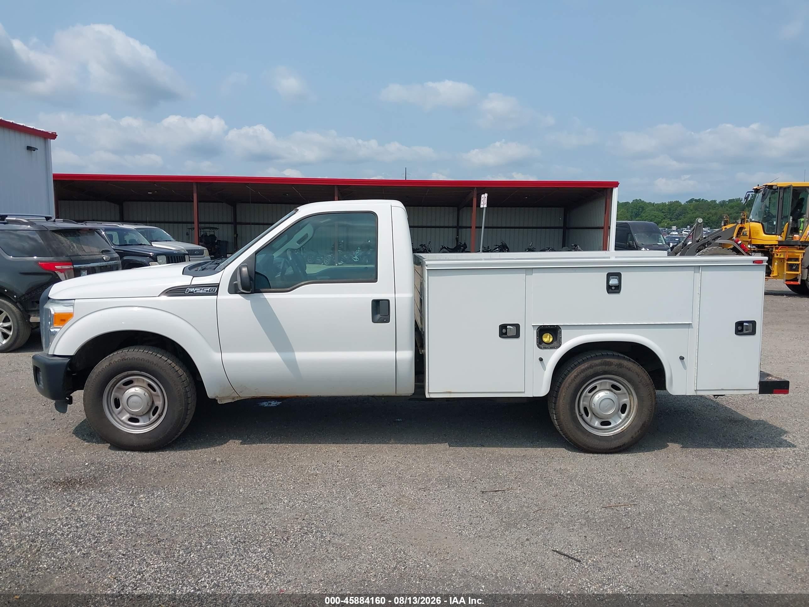 2015 Ford F-250 Xl White vin: 1FDBF2A69FED31866