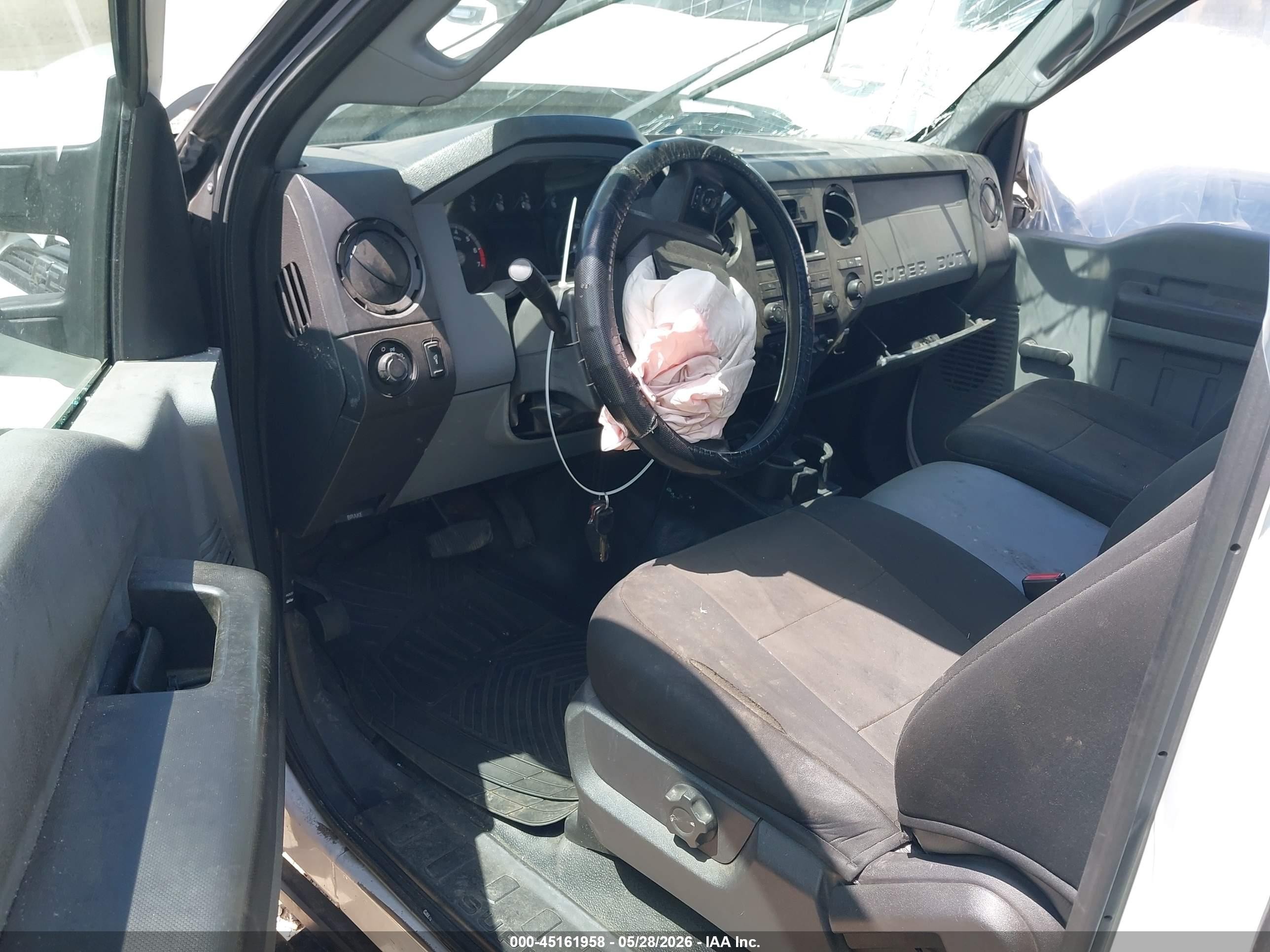 2015 Ford F-250 Xl White vin: 1FDBF2A6XFEB15816