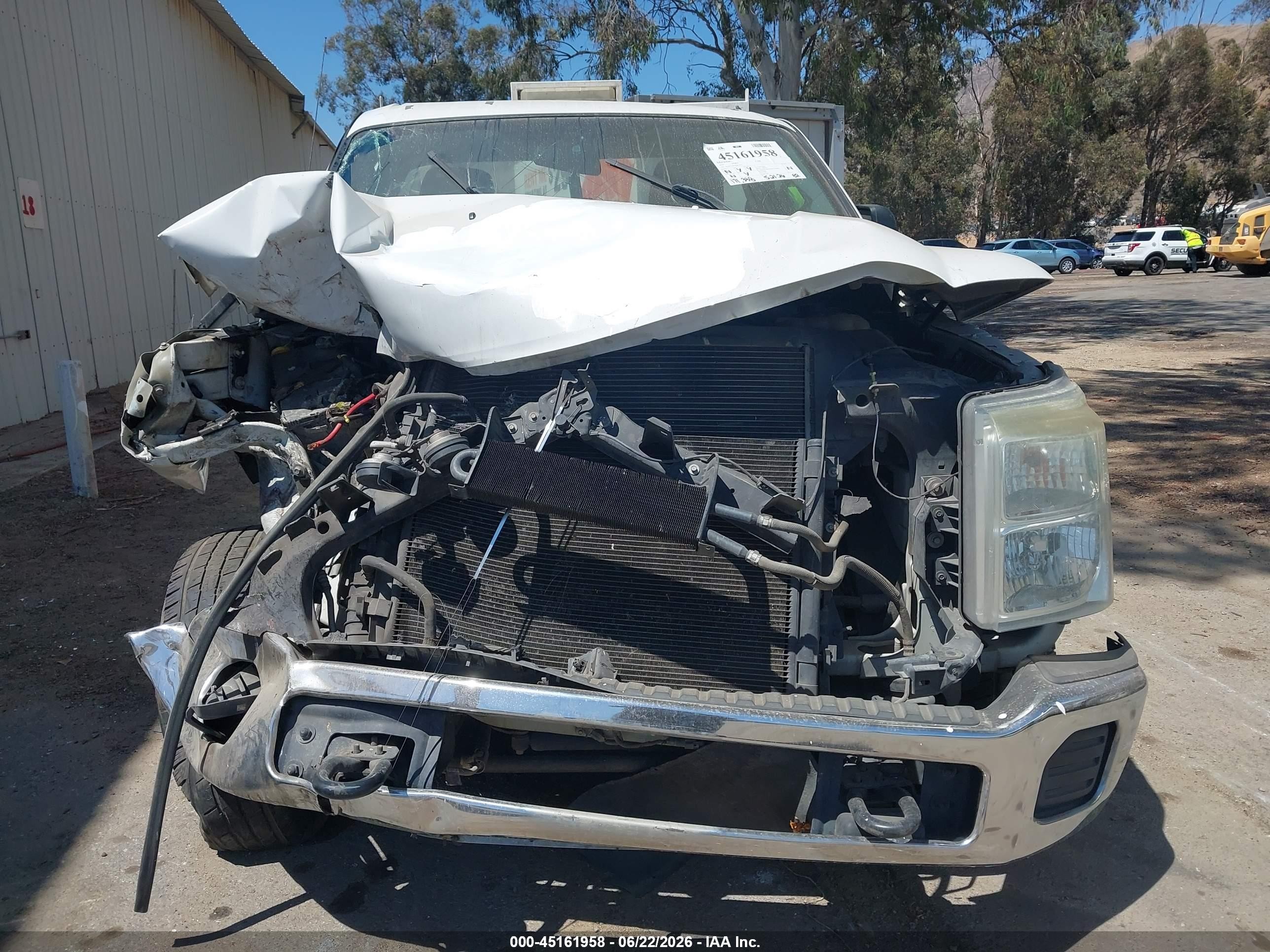 2015 Ford F-250 Xl White vin: 1FDBF2A6XFEB15816
