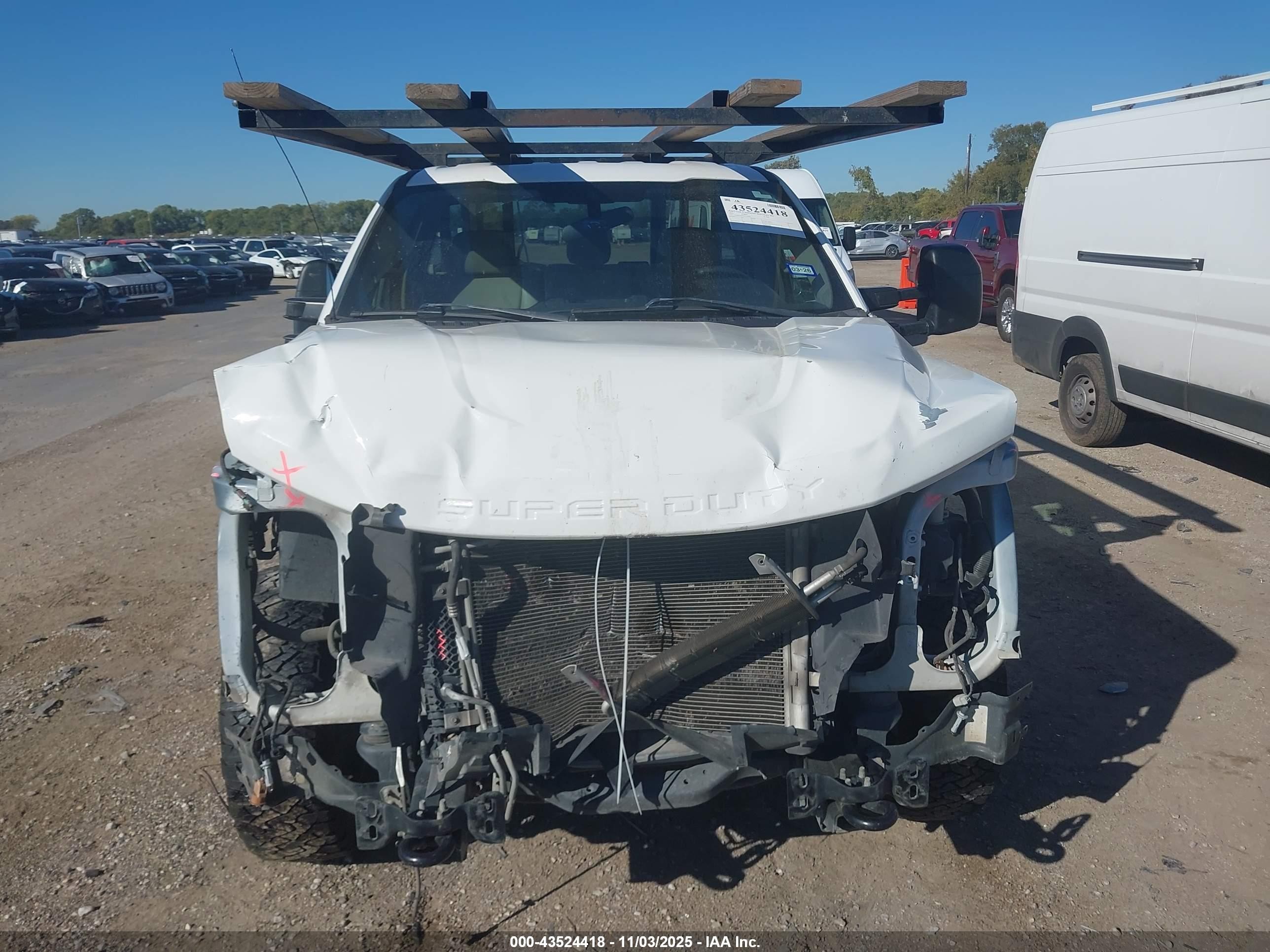2021 Ford F-250 Xl White vin: 1FDBF2A6XMEC76342