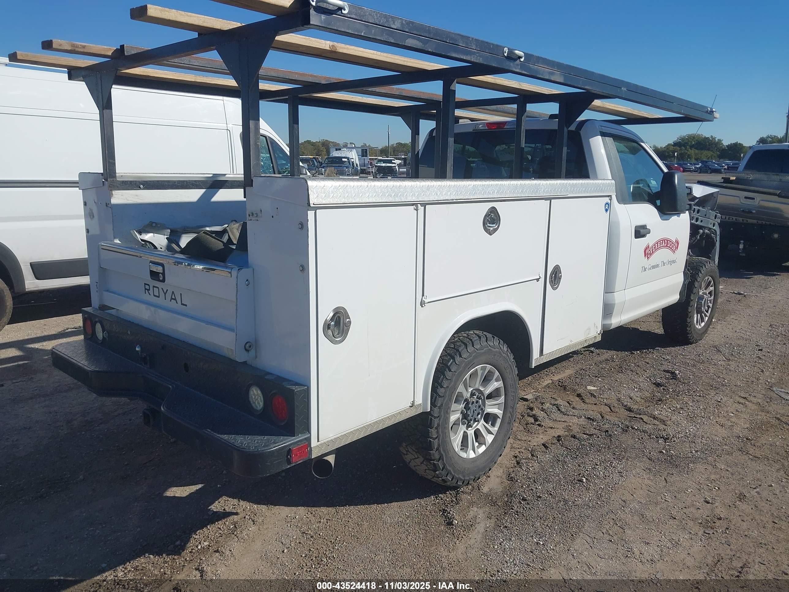 2021 Ford F-250 Xl White vin: 1FDBF2A6XMEC76342
