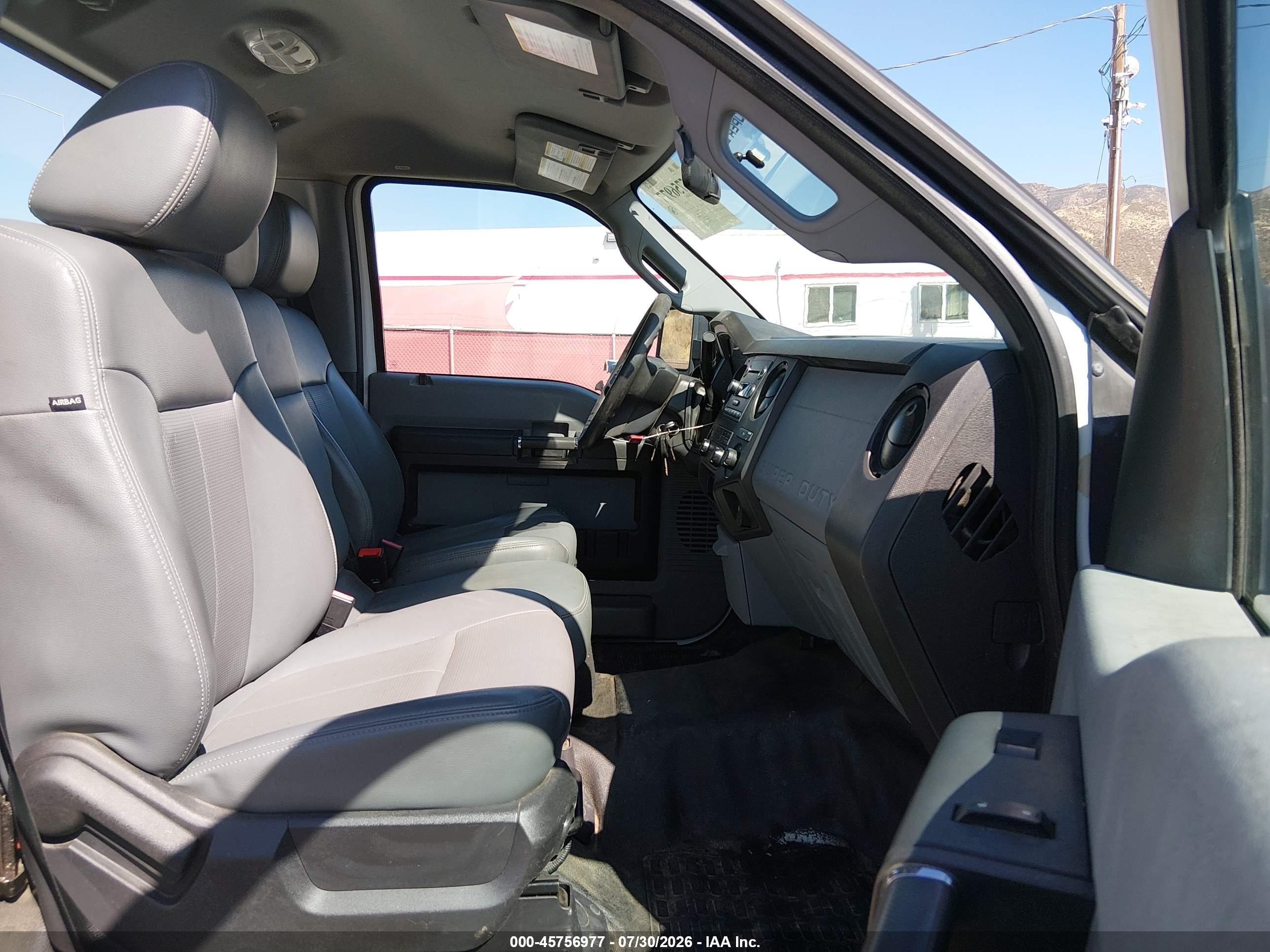 2015 Ford F-250 Xl White vin: 1FDBF2AT8FEA14599