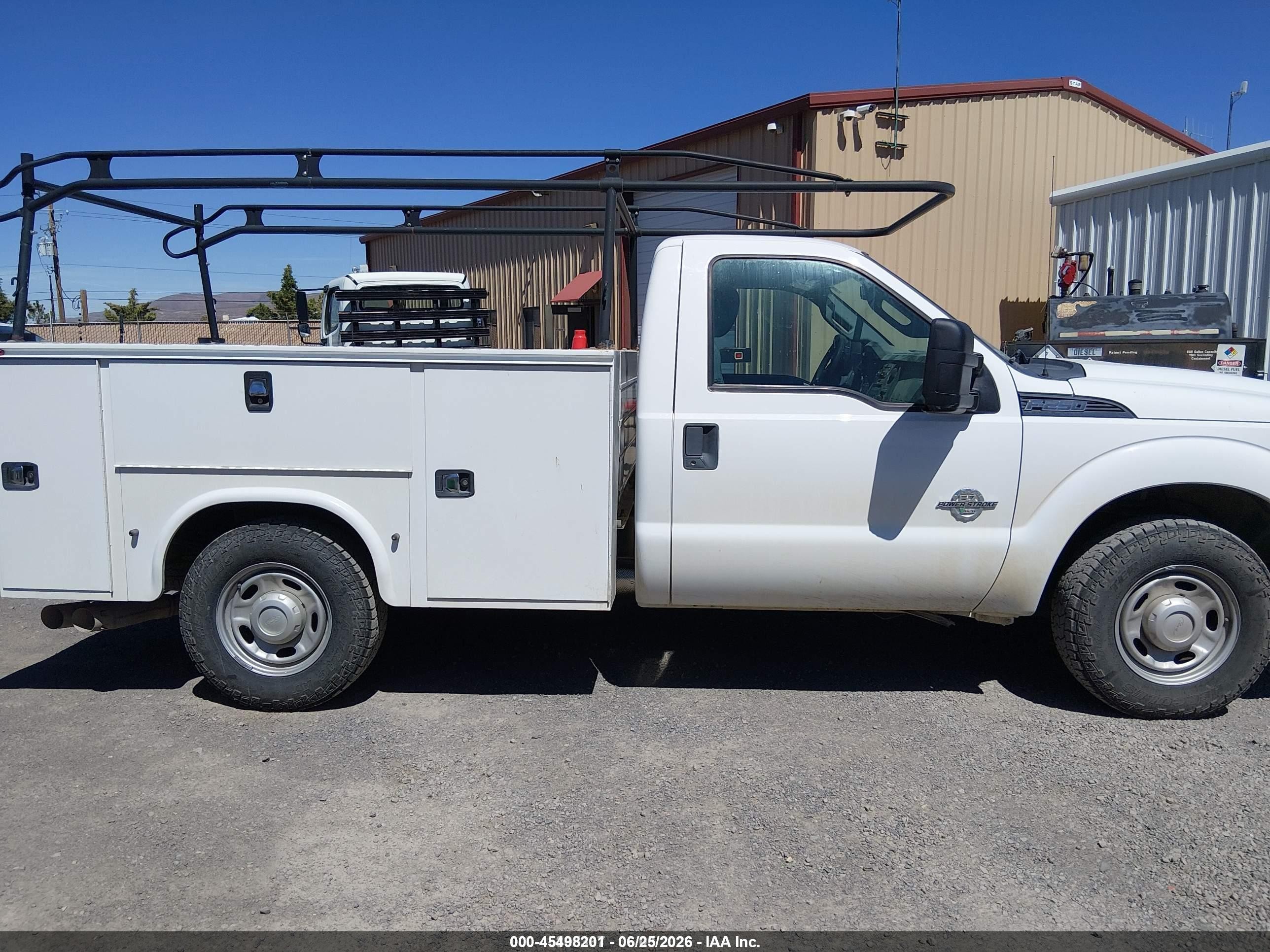 2015 Ford F-250 Xl White vin: 1FDBF2ATXFEA04527