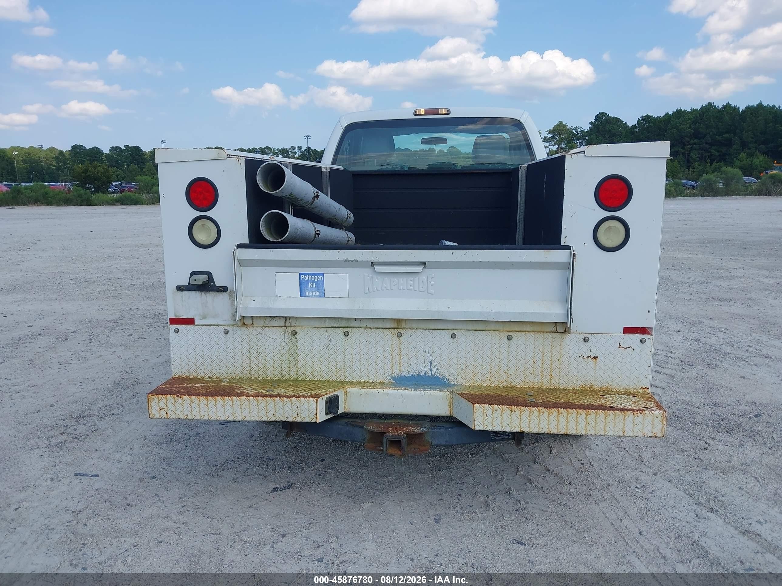 2013 Ford F-250 Xl White vin: 1FDBF2B61DEA18578