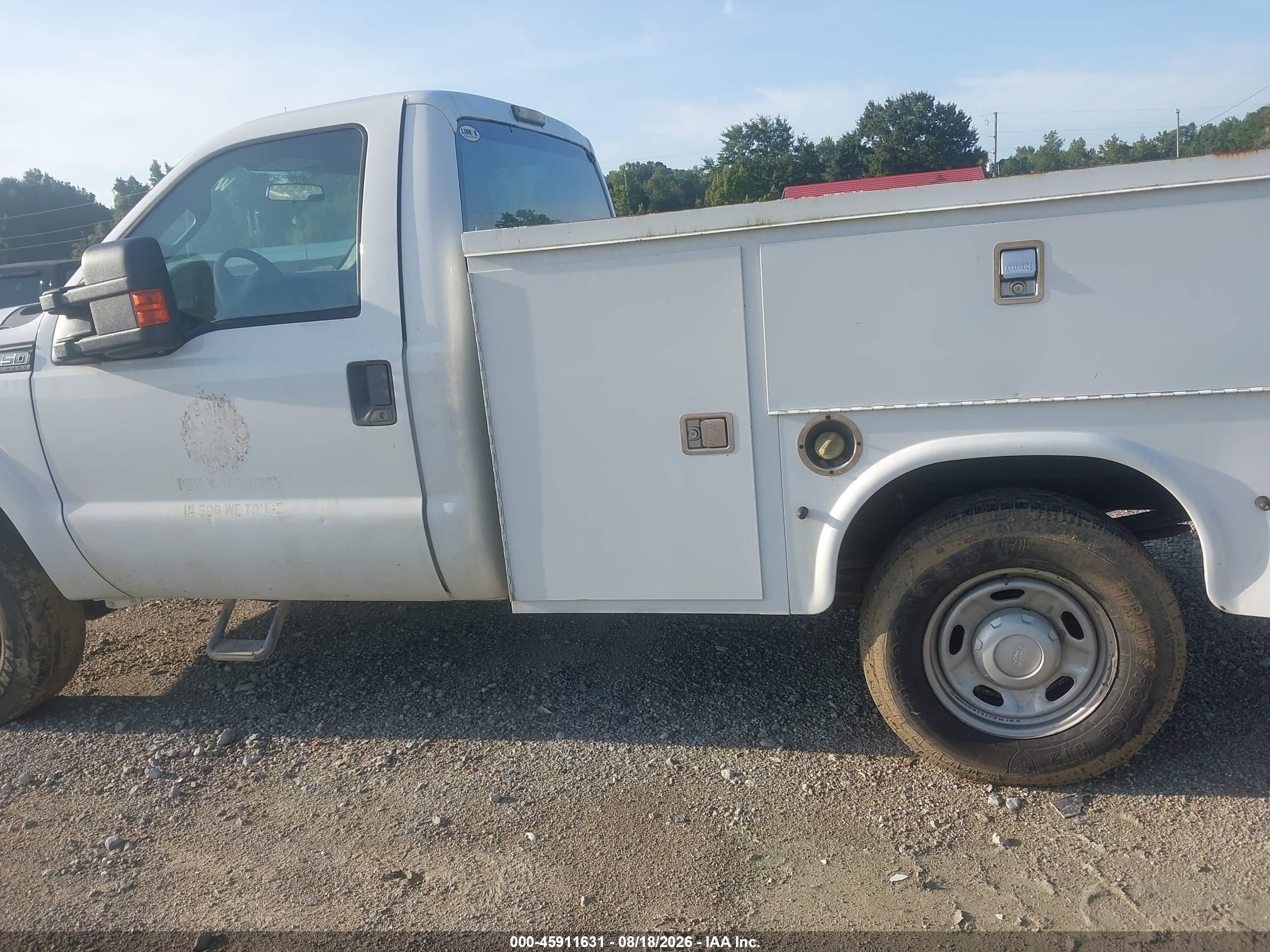 2014 Ford F-250 Xl White vin: 1FDBF2B64EEA49258
