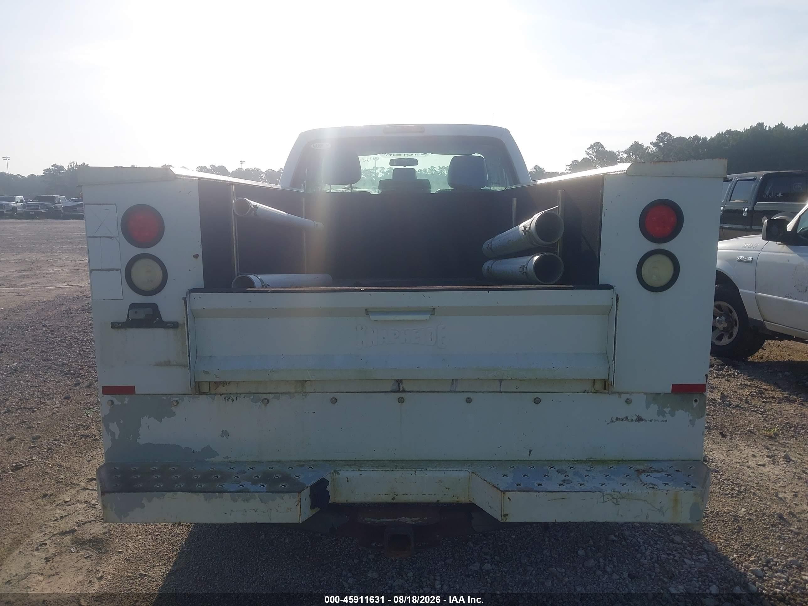 2014 Ford F-250 Xl White vin: 1FDBF2B64EEA49258