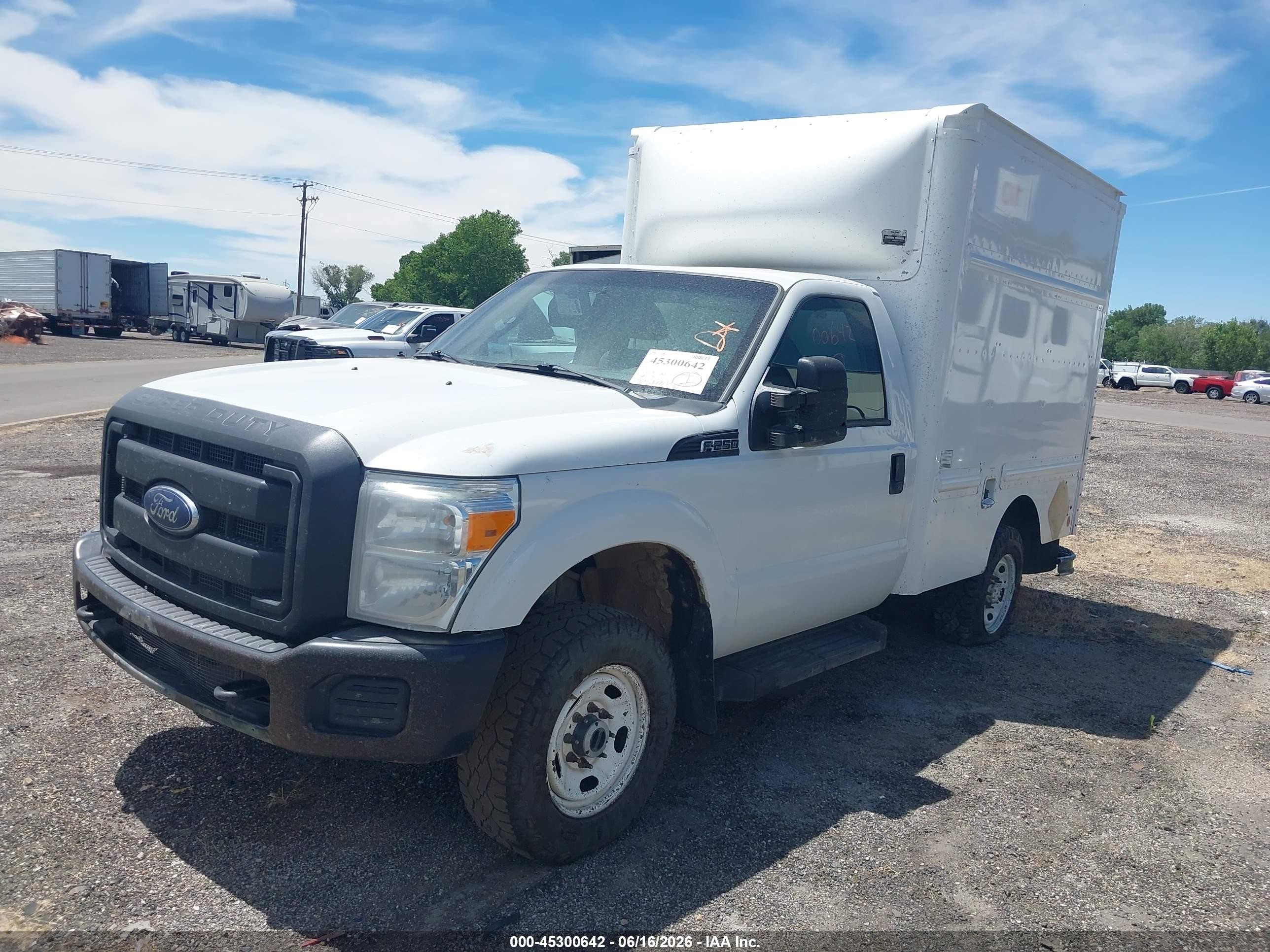 2015 Ford F-250 Xl White vin: 1FDBF2B67FEA47599
